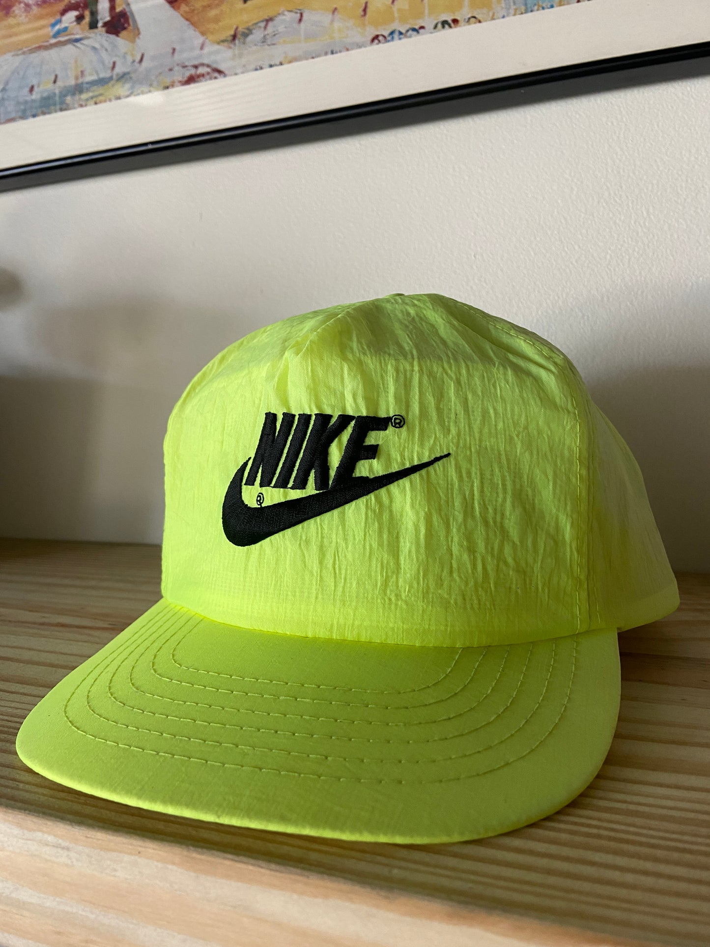 VTG Nike Neon Yellow Volleyball Hat