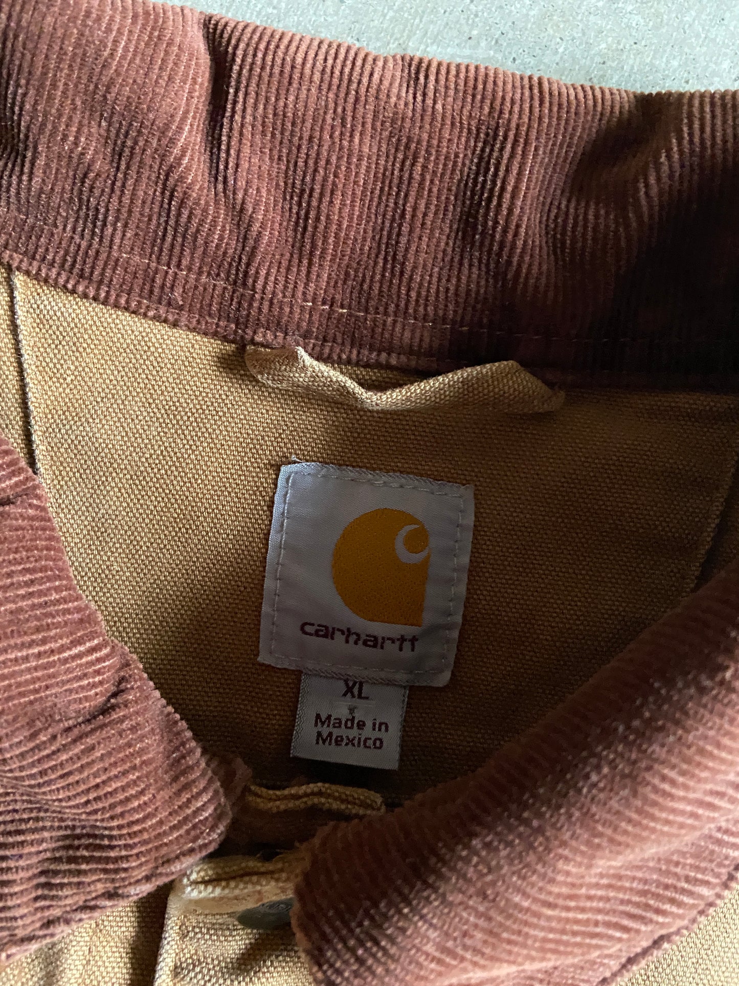 Carhartt Tan Auburn Button Up Jacket Sz XL101310211