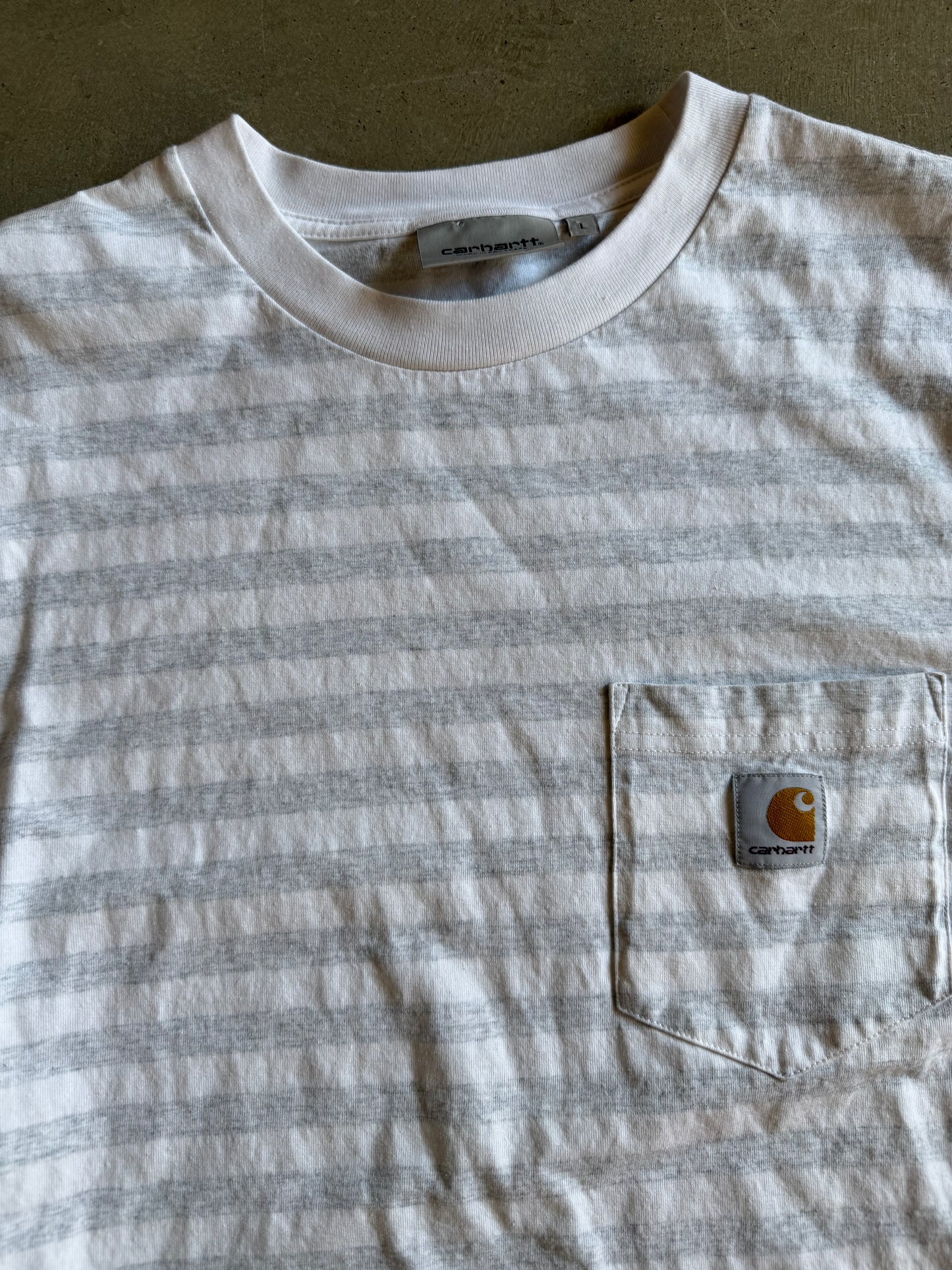 Carhartt WIP Heather Striped Shirt Sz L