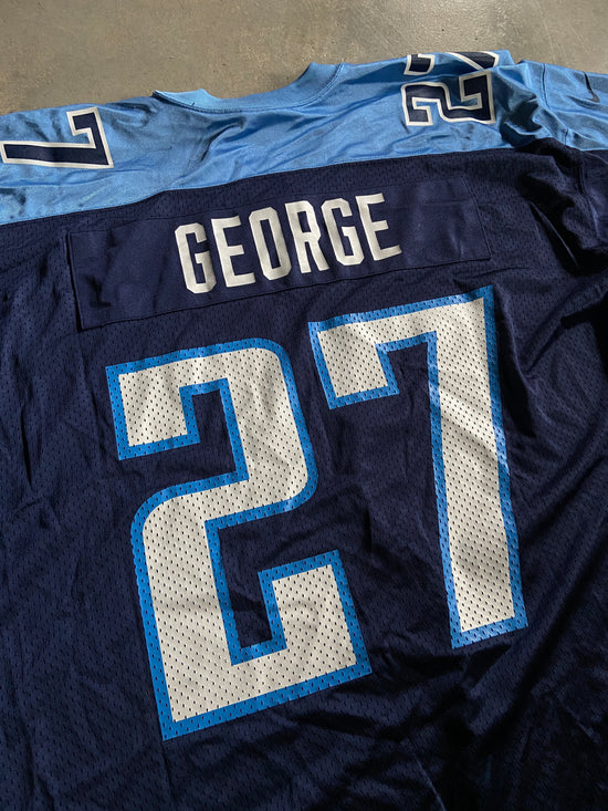 VTG Nike Tennessee Titans Eddie George Jersey Sz XXL