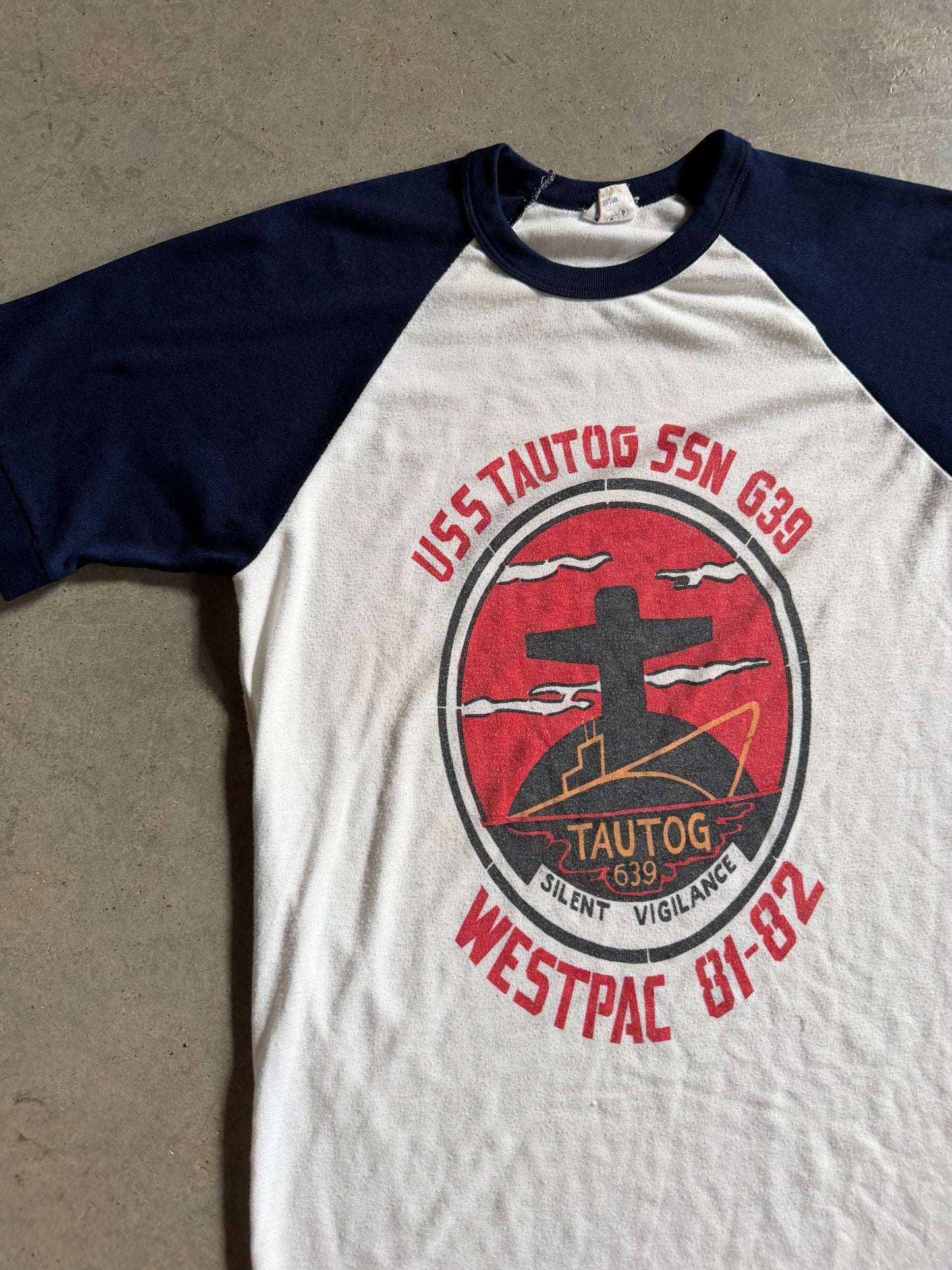 VTG USS Tauto SSN 639 Tee Sz M