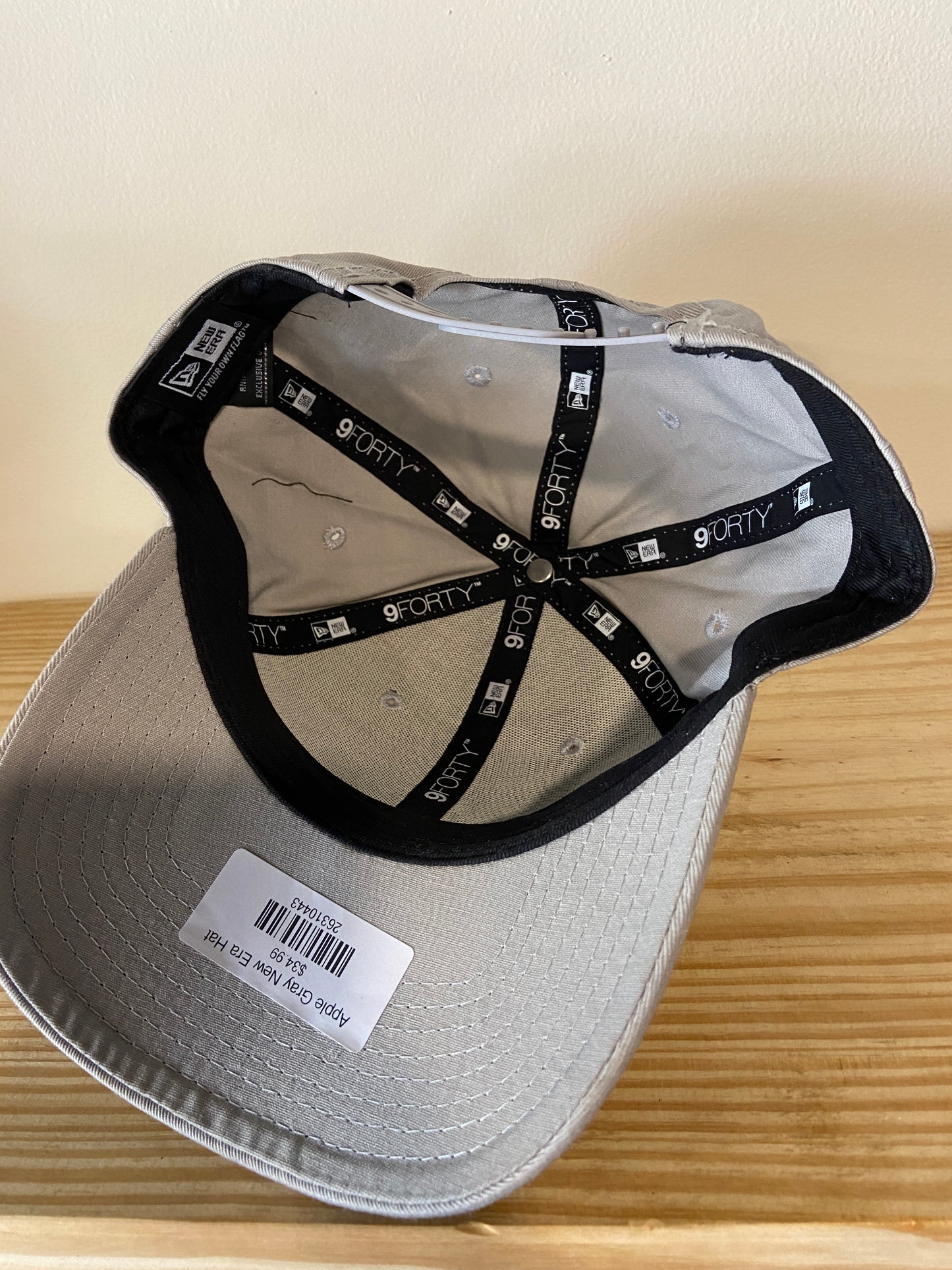 Apple Gray New Era Hat