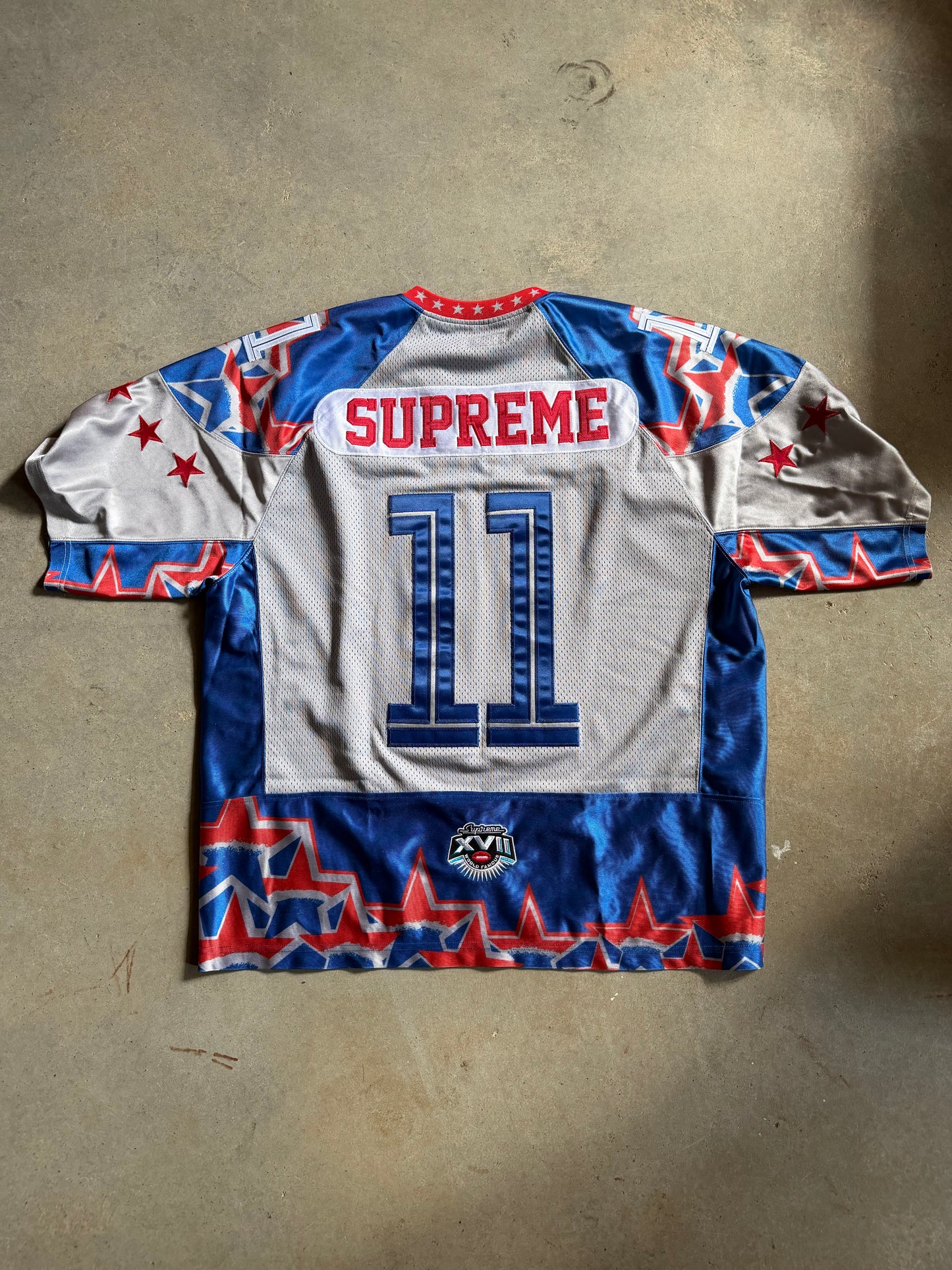 Supreme Stars Football Jersey Royal Sz L