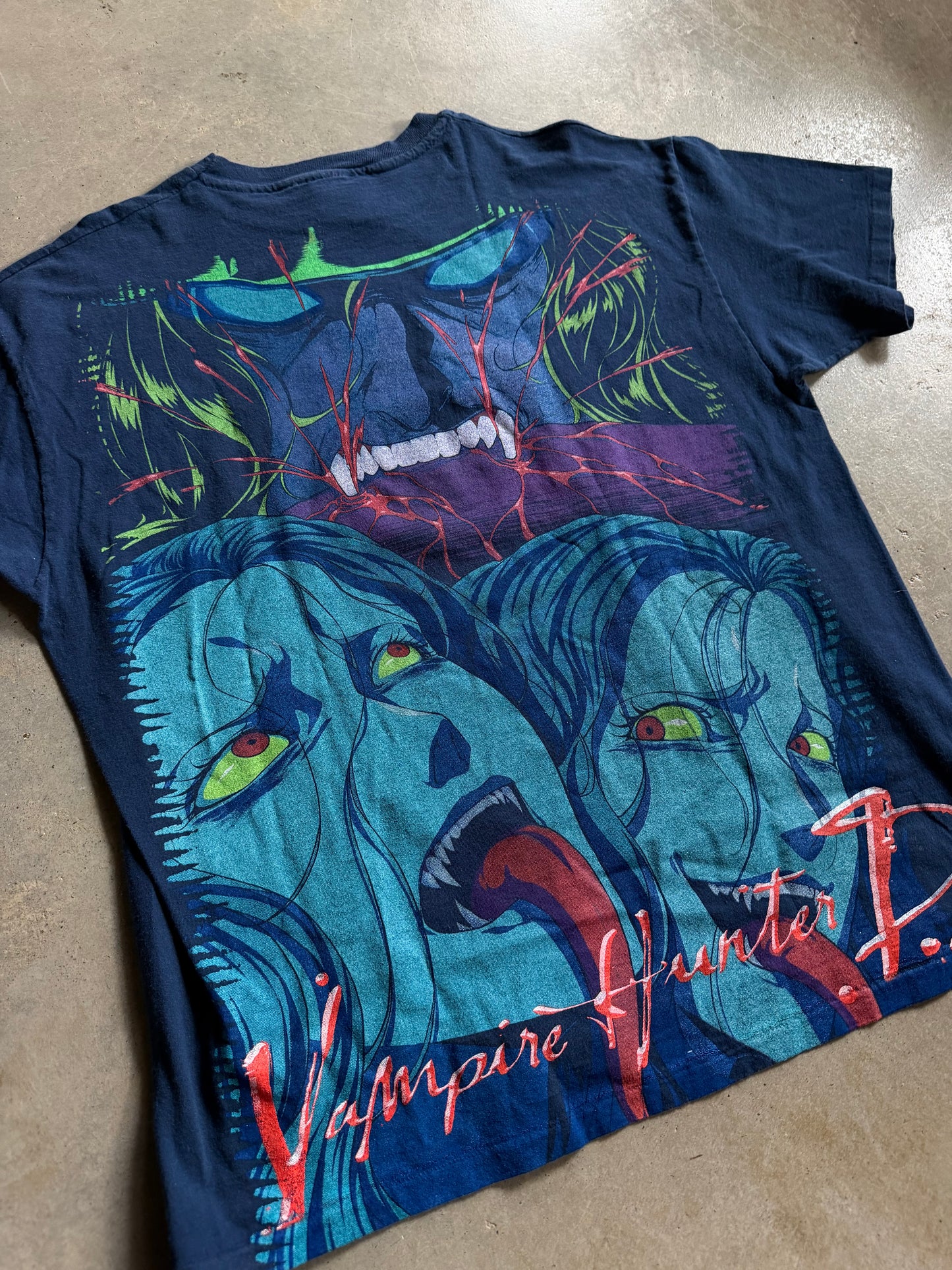 Backstock Co Vampire Hunter D Navy Tee Sz XL