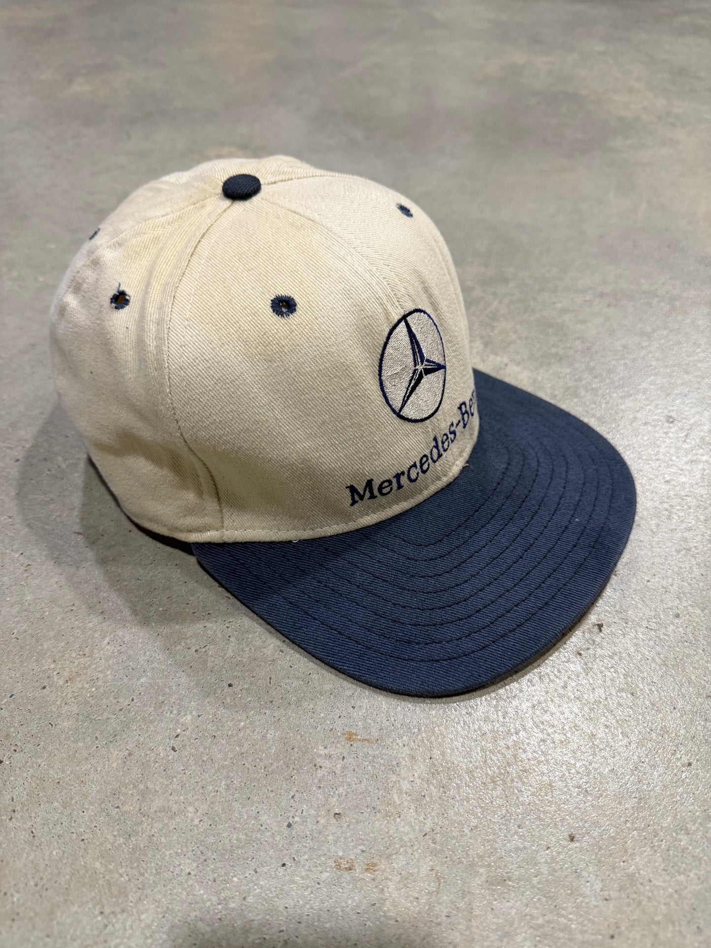 VTG Mercedes Benz Promotional Leather Strapback Hat