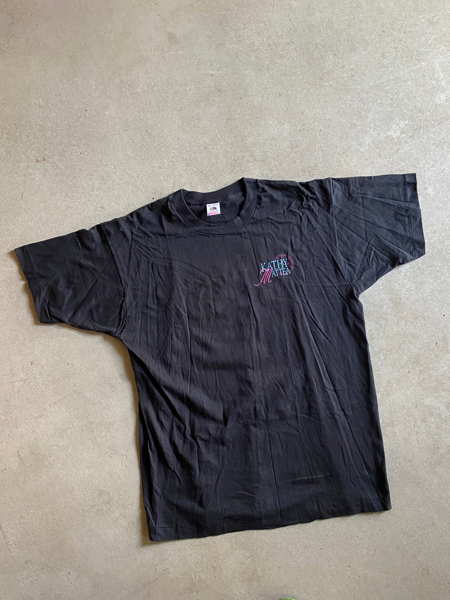 VTG Kathy Mattea "Lonesome Standard Time" Tee Sz XL