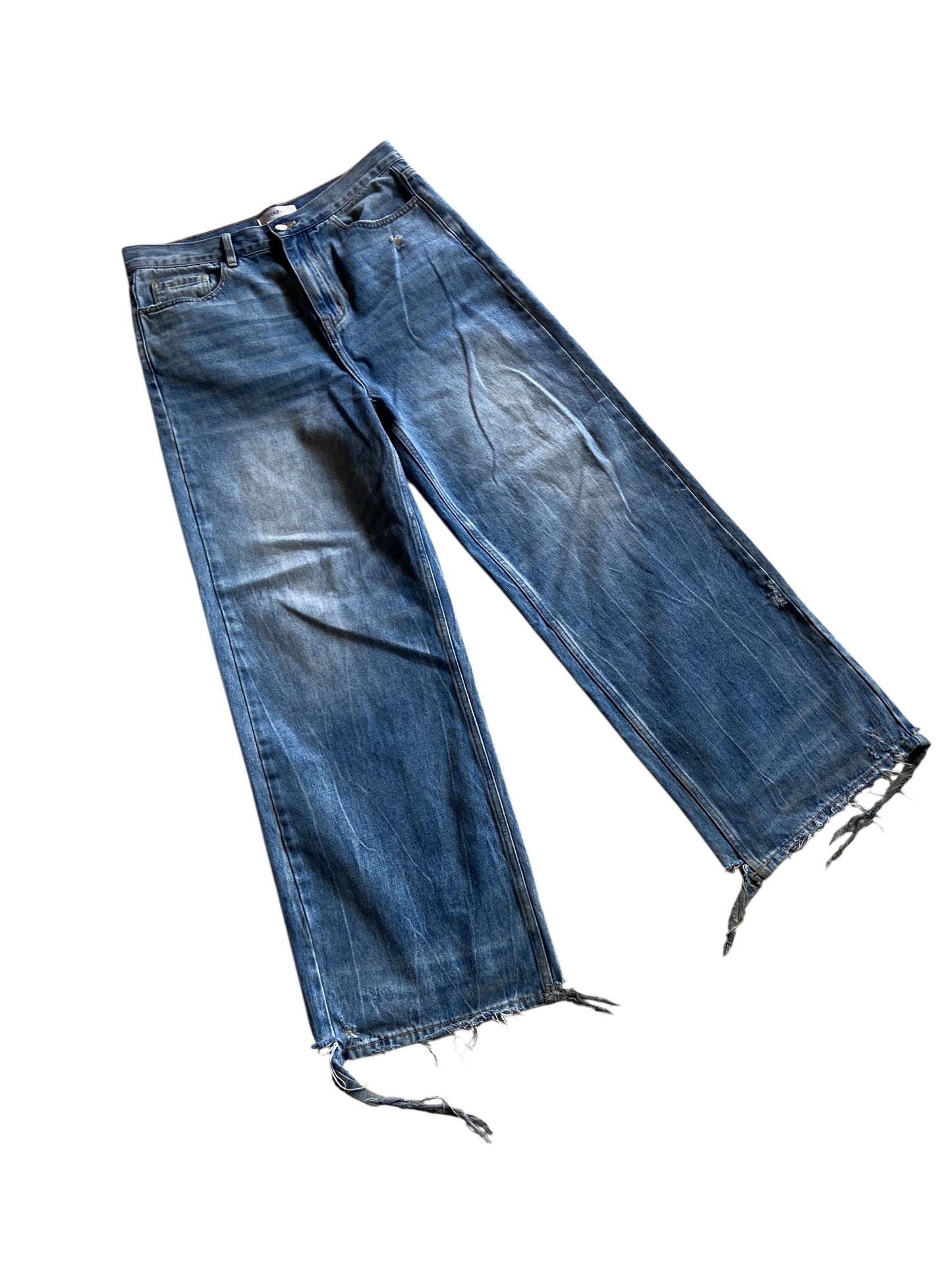 Found Medium Wash Denim Baggy Jeans Sz 34x30