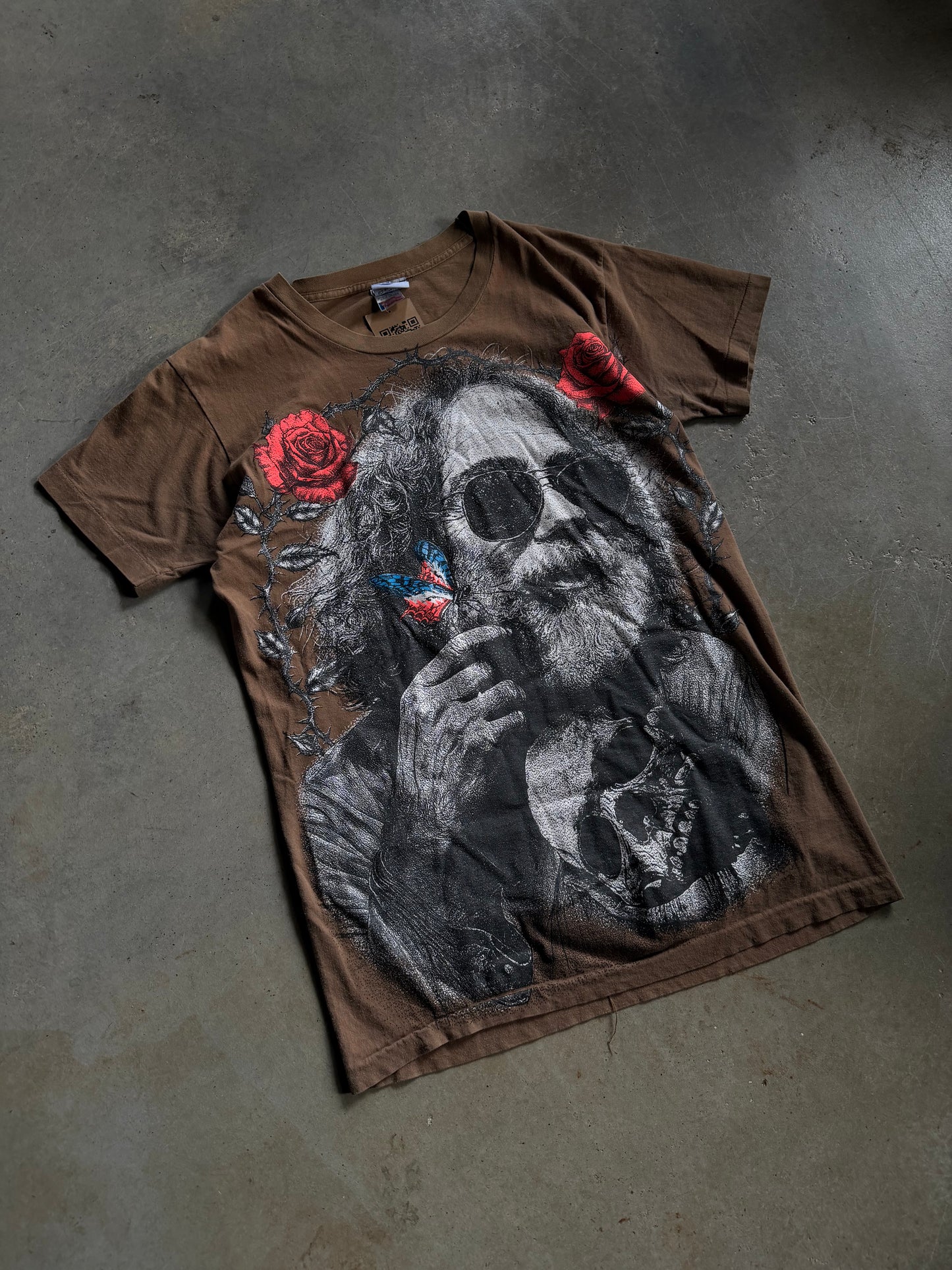 Backstock Co Brown Jerry (miss you) Fare Thee Well Orig. Tee Sz L