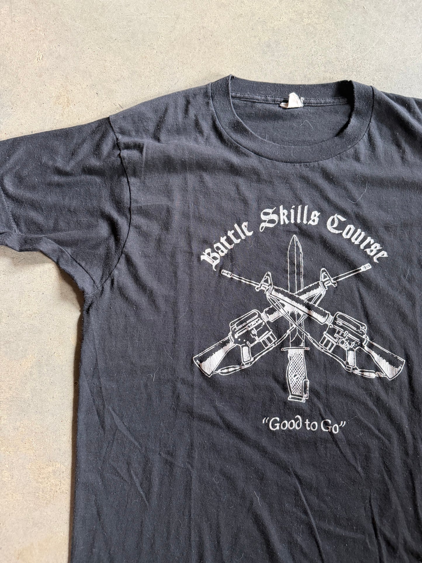 VTG Battle Skills Course Good To Go Guns Tee SZ M/L