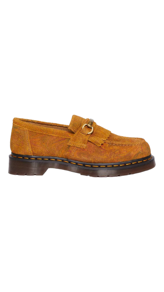 Dr. Martens Adrian Snaffle Marbled Suede Loafers