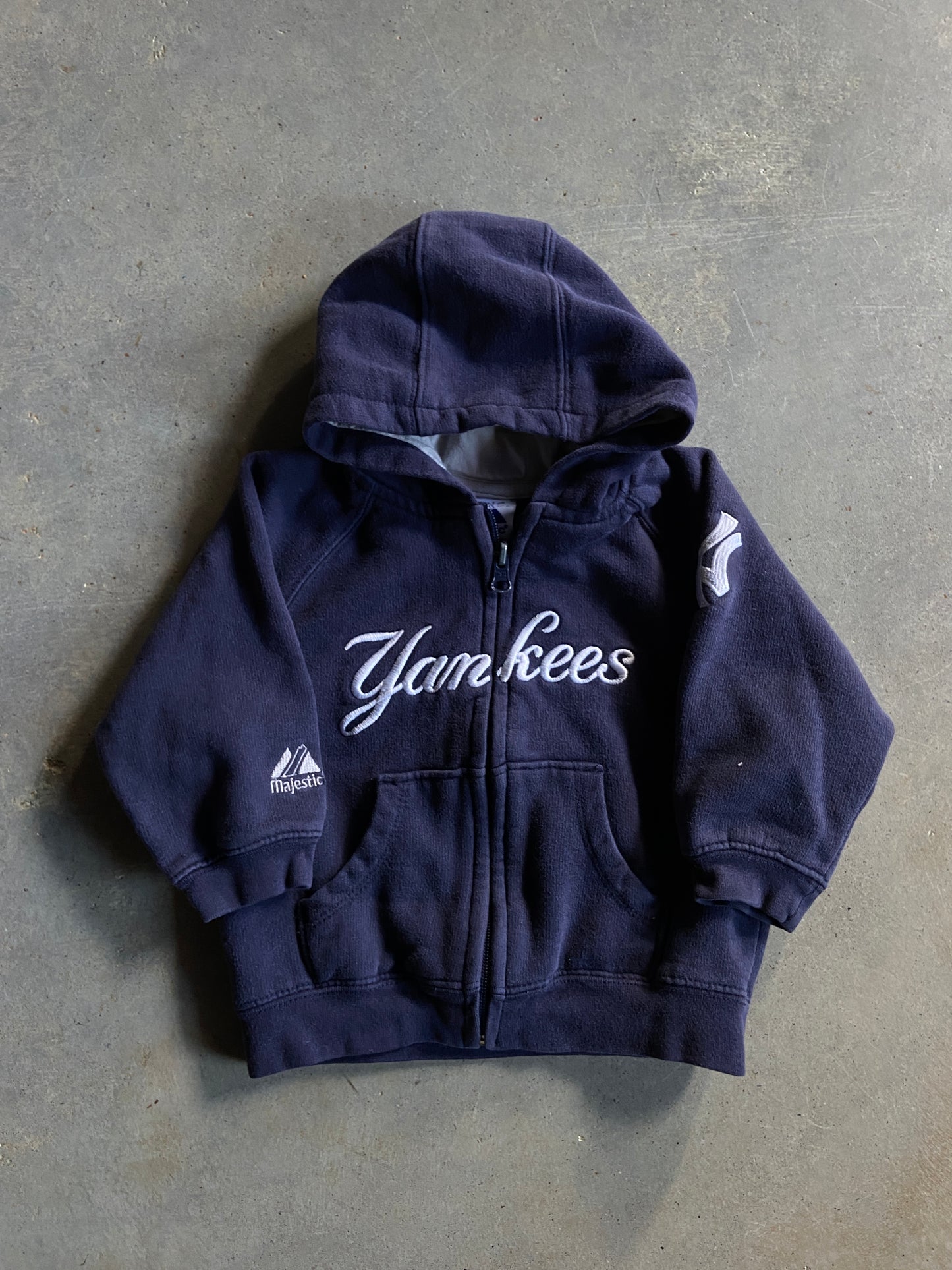Y2K Yankees Zip Up Jacket Sz 2T
