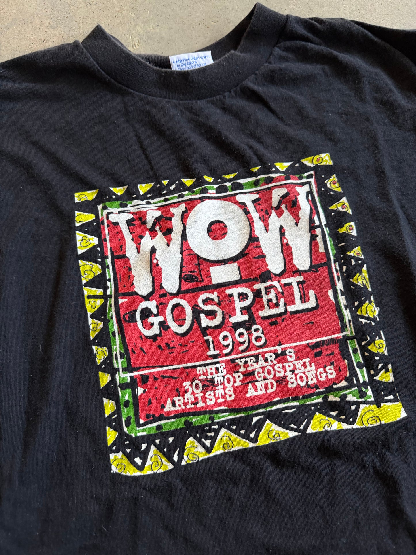 VTG Wow Gospel 1998 Graphic Tee Sz XL