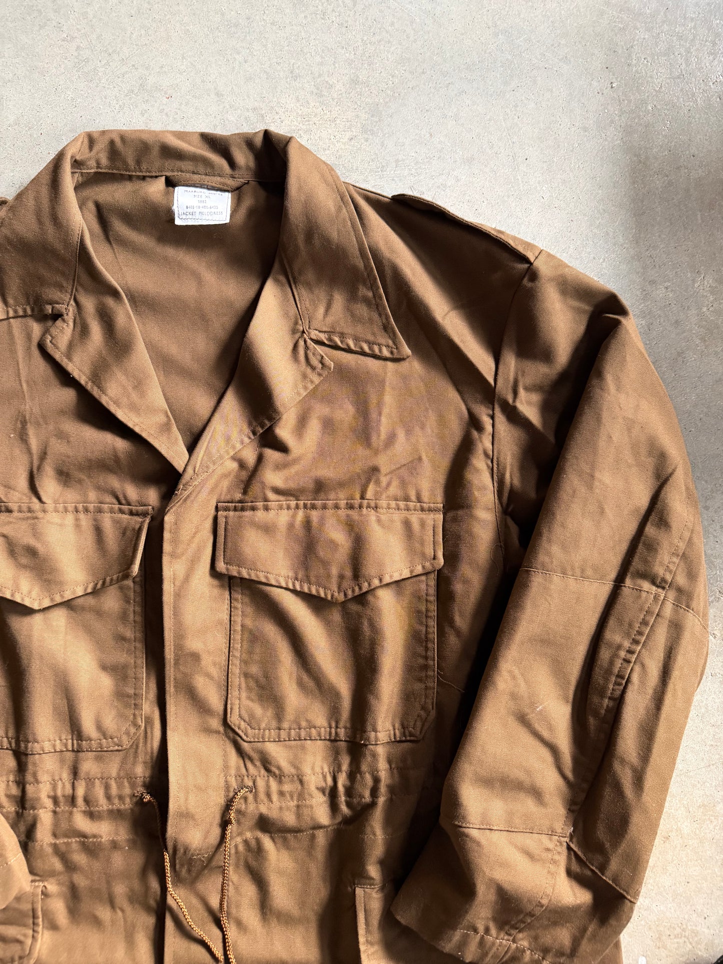 VTG Marburg MNFRS Jacket Fielddres Brown Jacket Sz XL