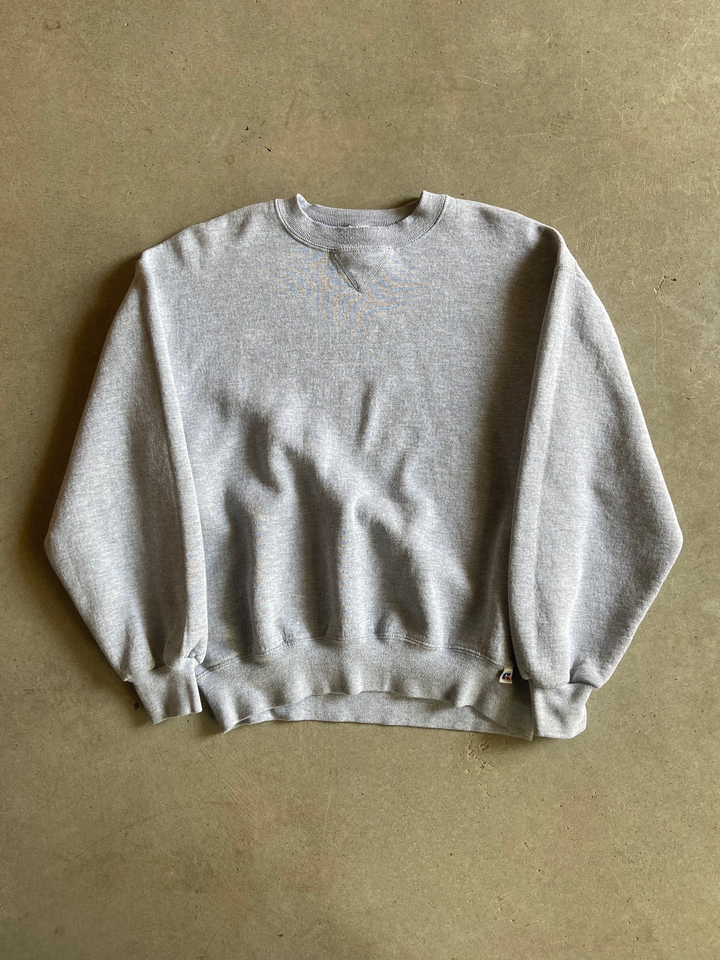 VTG Russell Athletic Grey Sweater Sz L