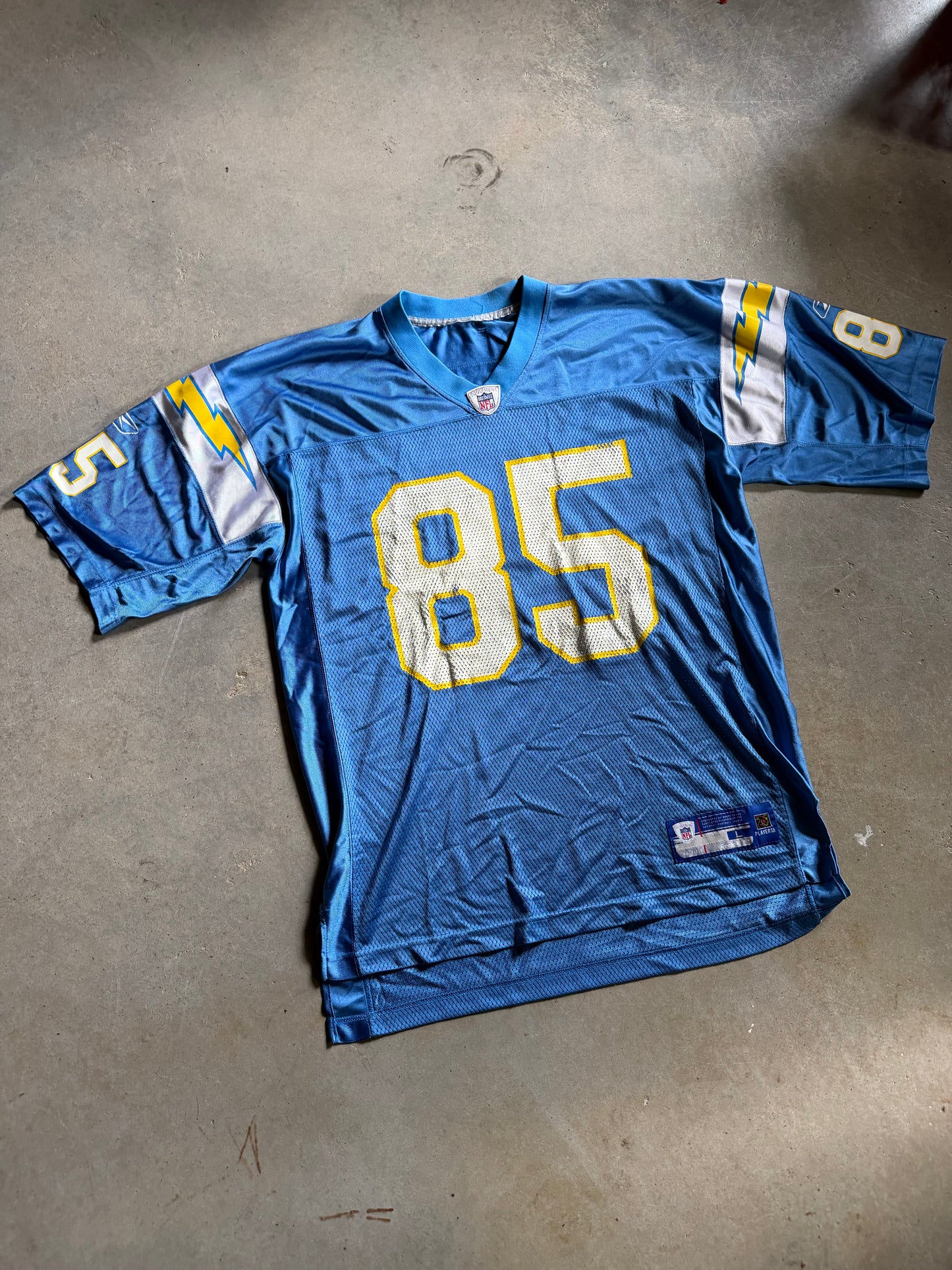 VTG San Diego Chargers Antonio Gates Chargers Jersey Sz L