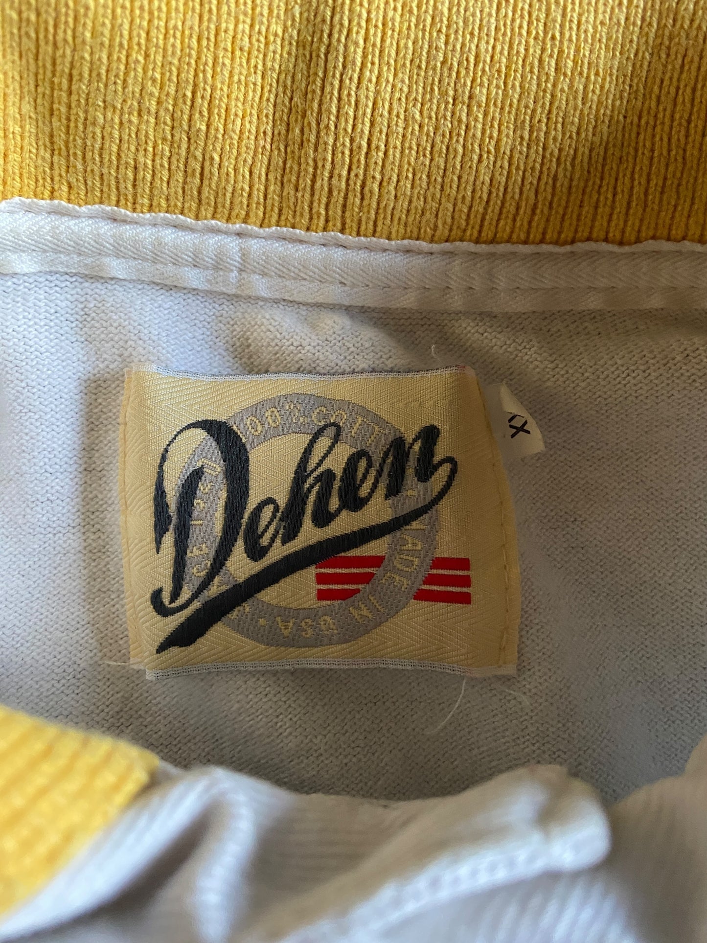 VTG West Virginia Mountaineers Double Collar Rugby Shirt Sz XXL