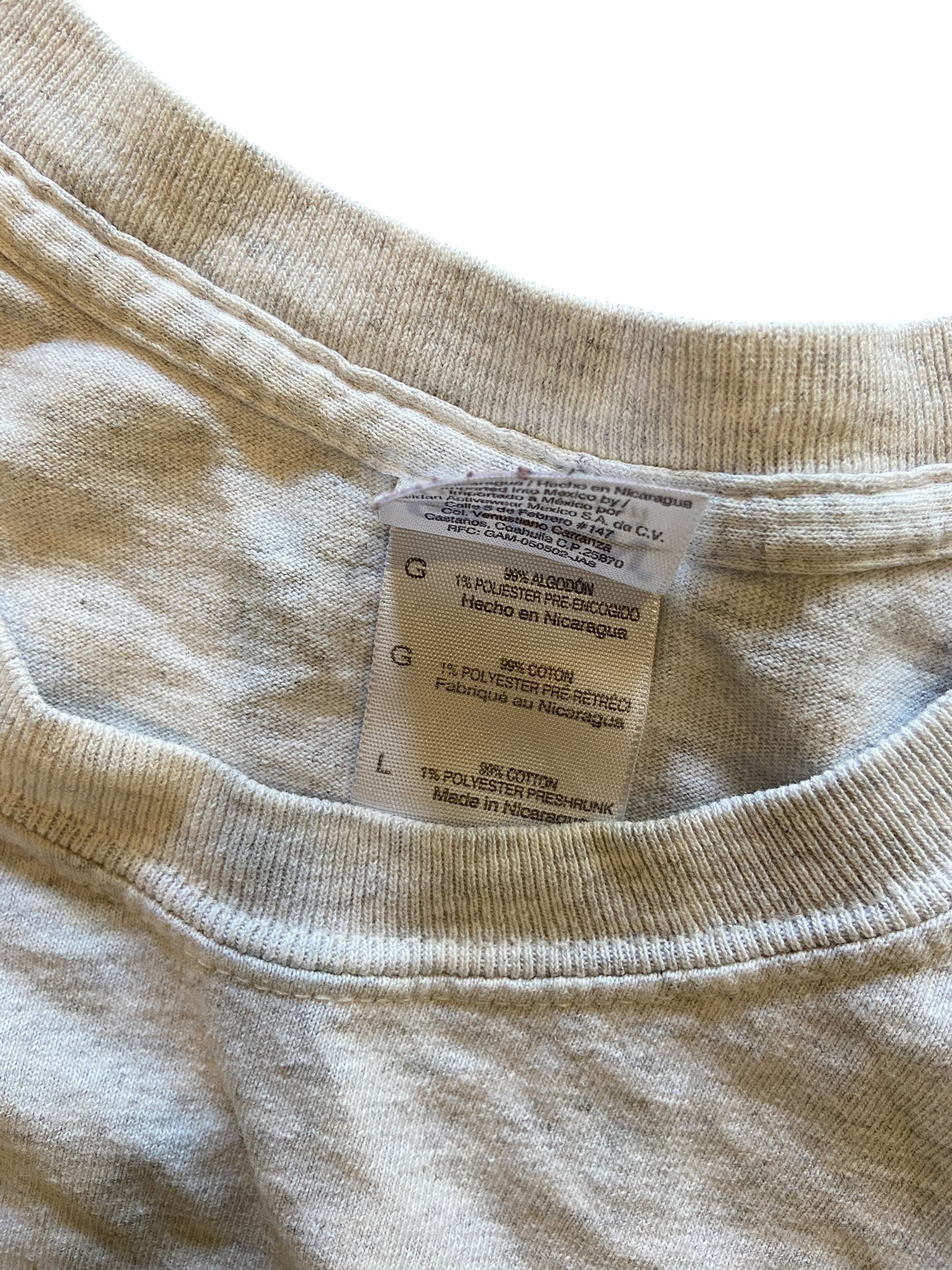 VTG Creation Of Adam Graphic Tee Sz L