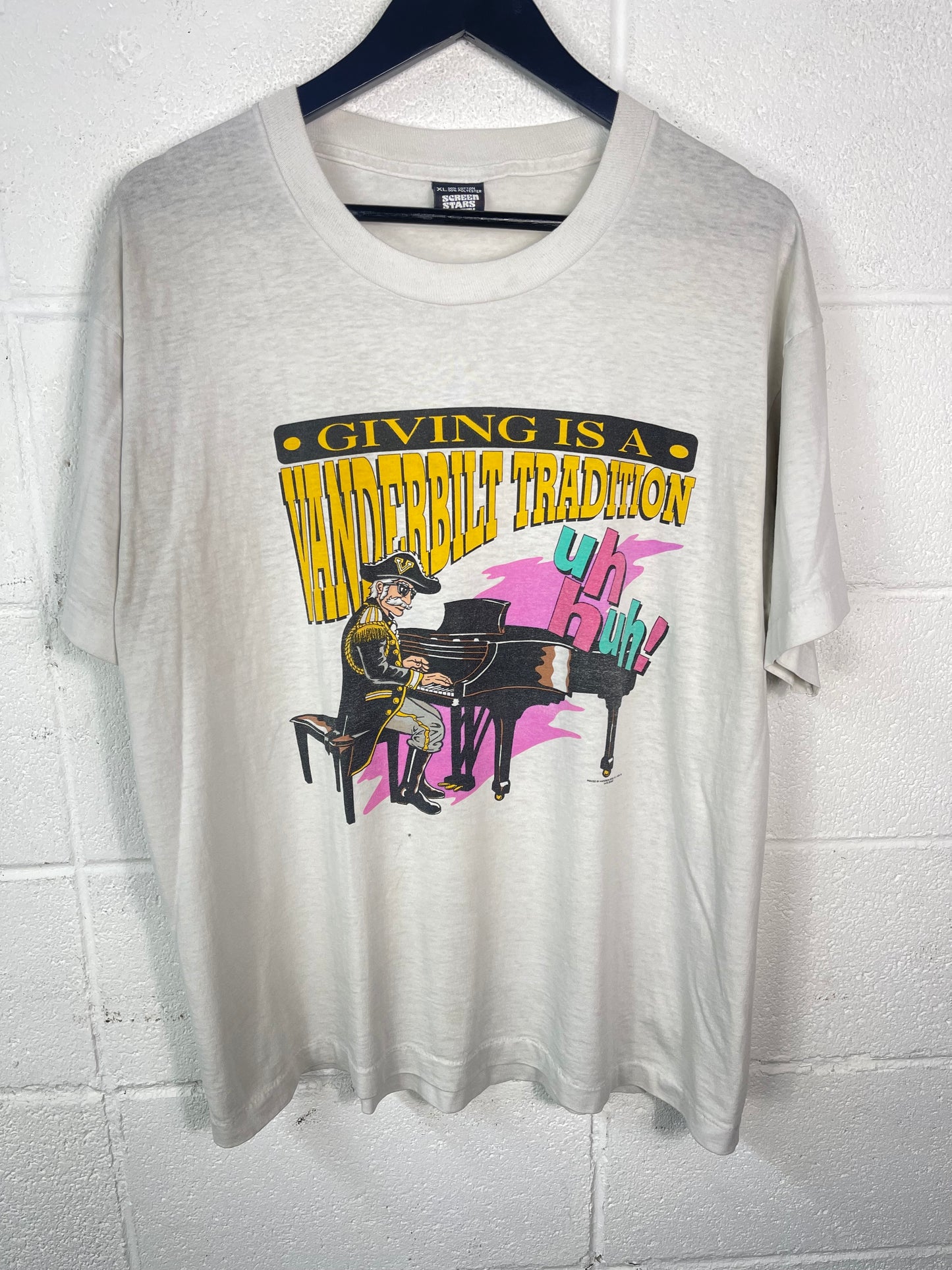 Load image into Gallery viewer, Preowned Vanderbilt Tradition Piano Tee Sz Large
