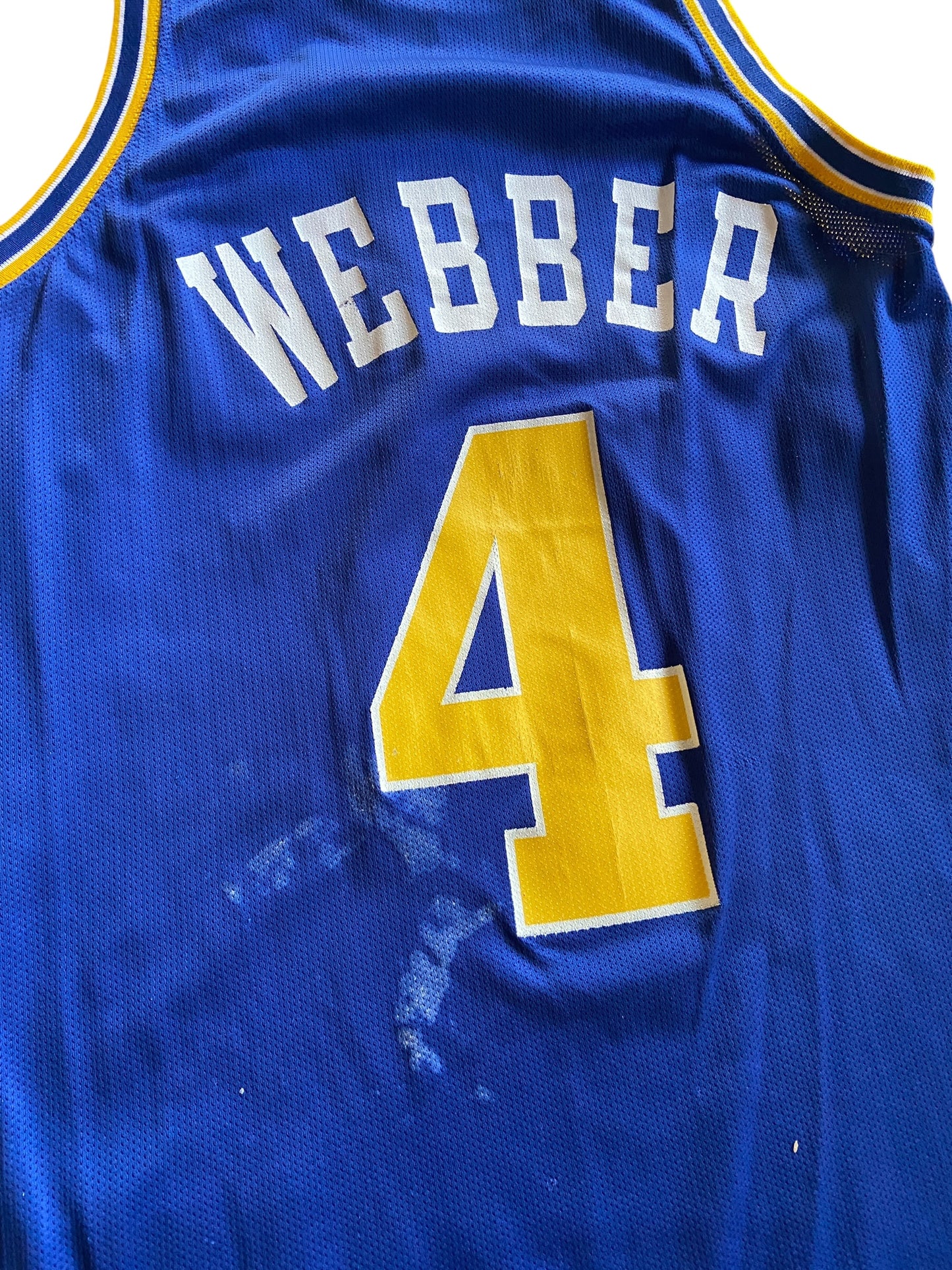 VTG Chris Webber Golden State Warriors Jersey Sz XS