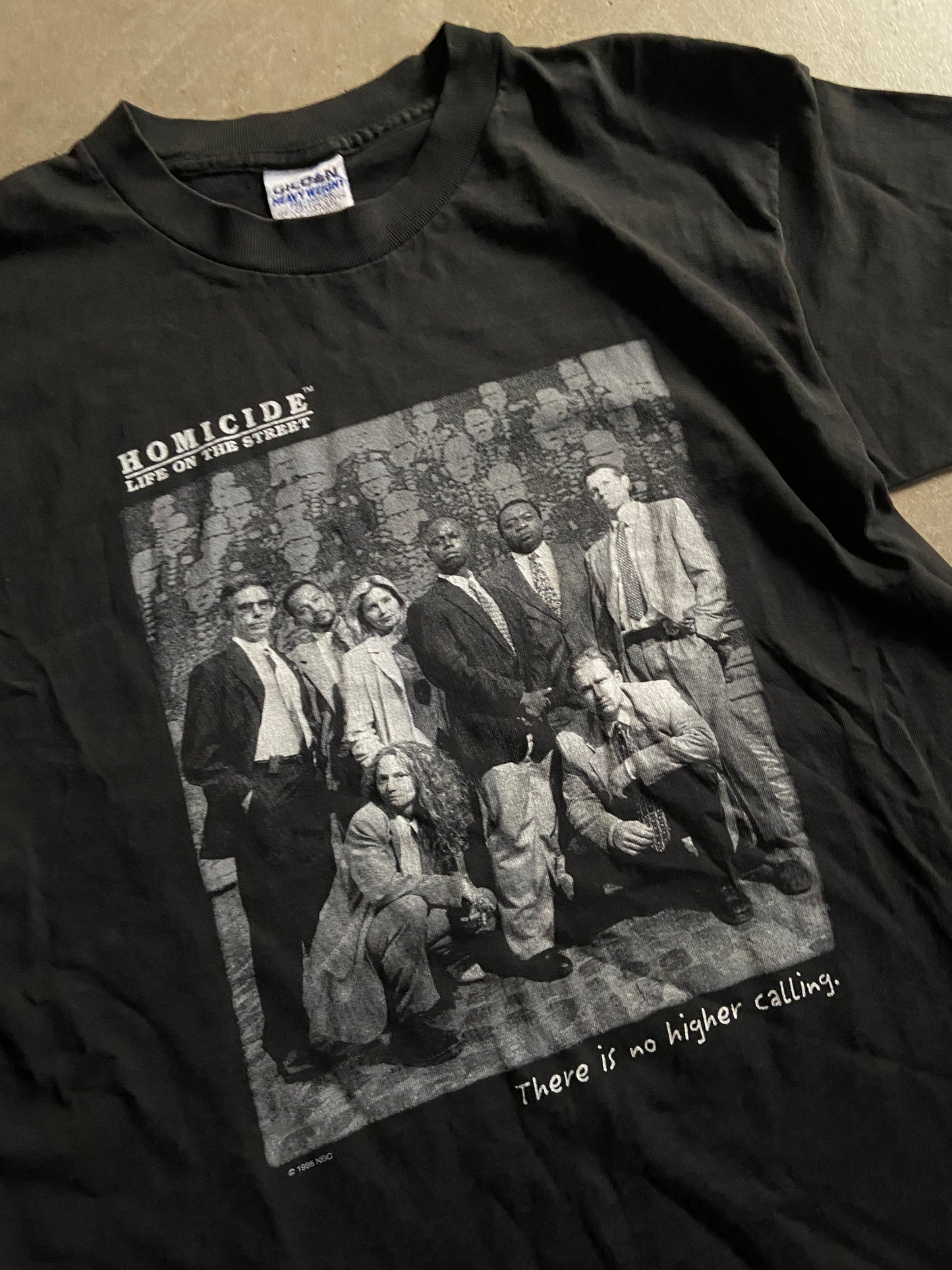 VTG Homicide Life On The Street Promo Tee Sz L