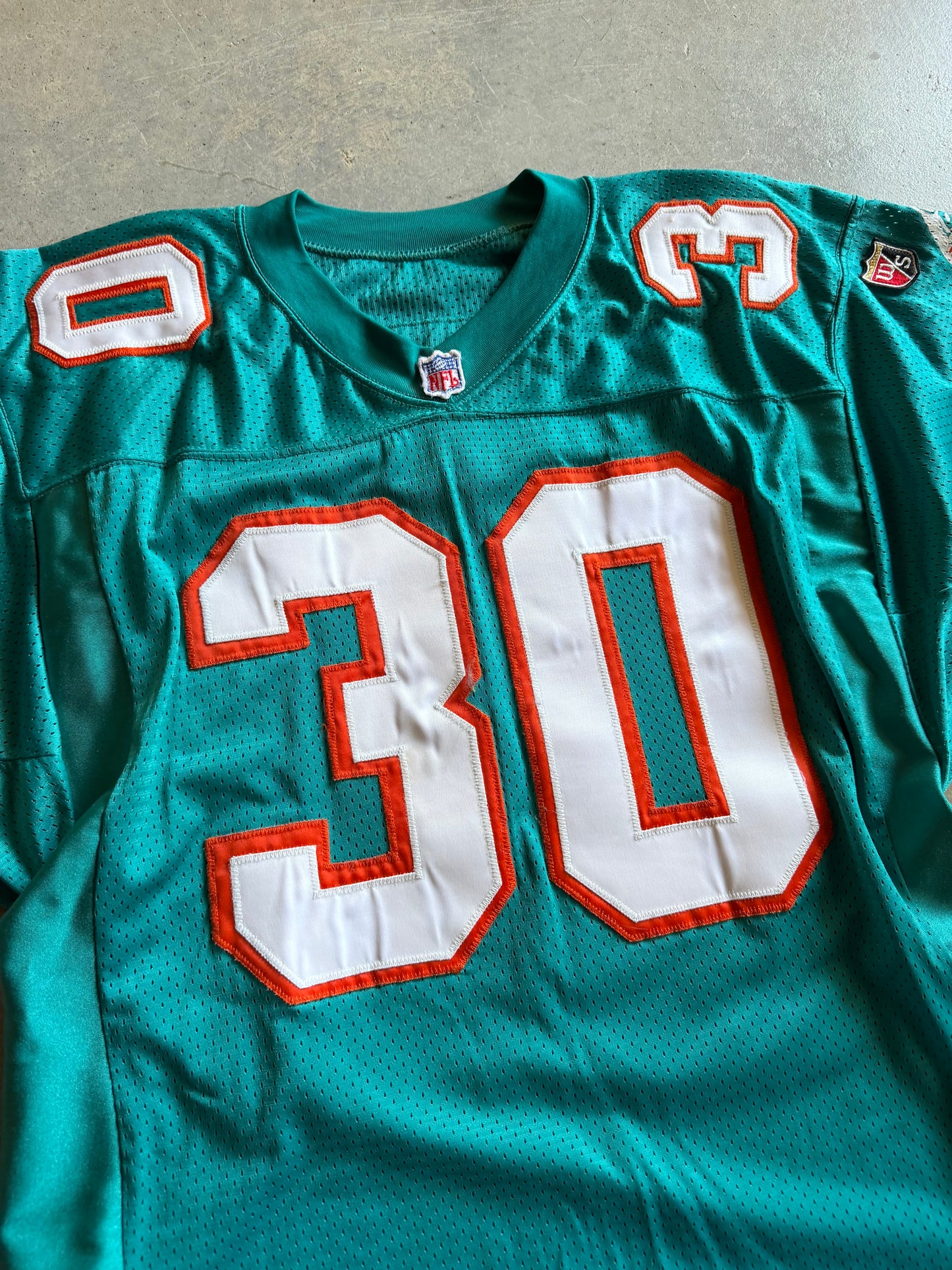 VTG Miami Dolphins Bernie Parmalee Wilson Proline Authentic Jersey Sz 46