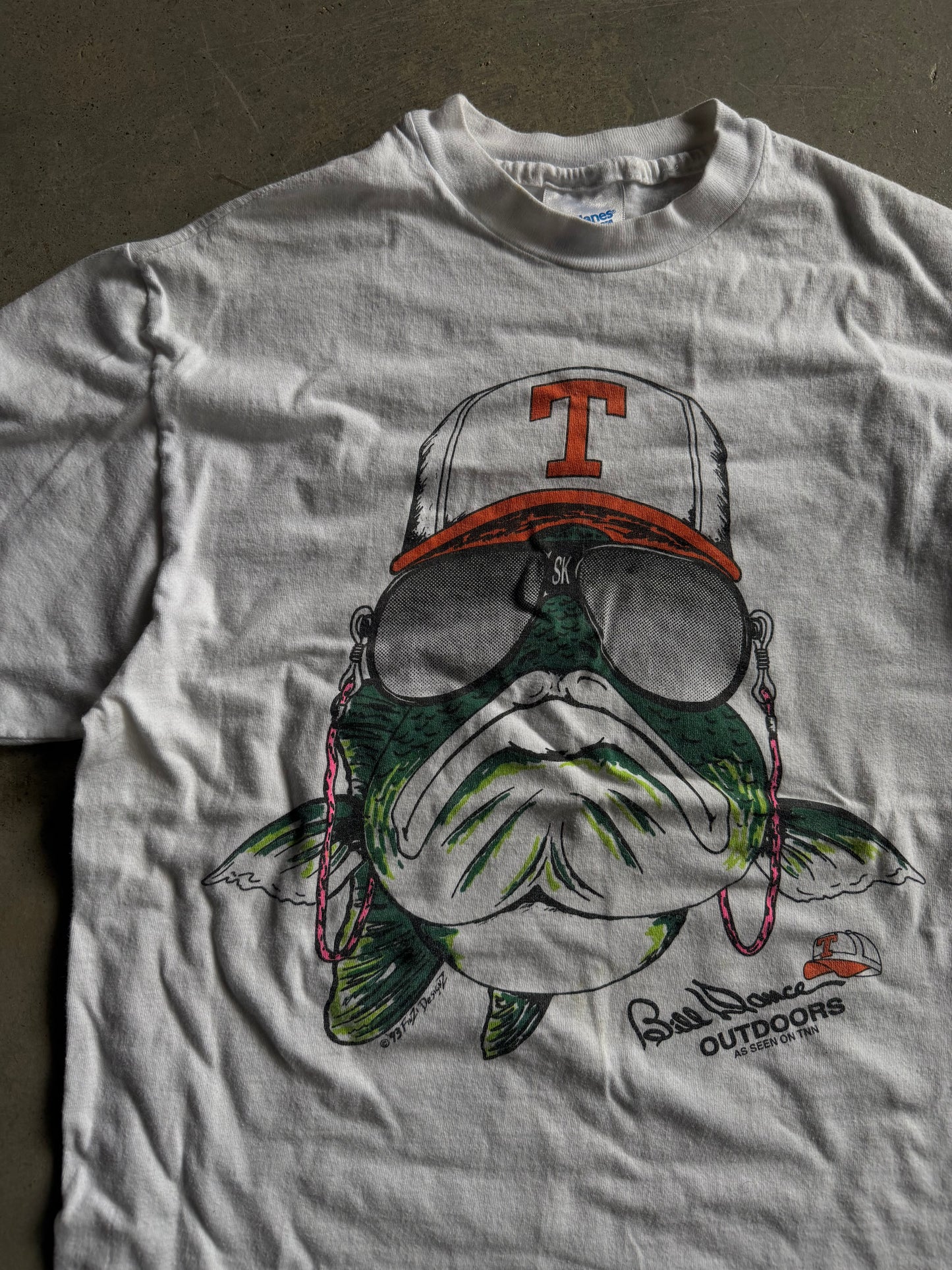 VTG Tennessee Volunteers Fish Tee Sz M