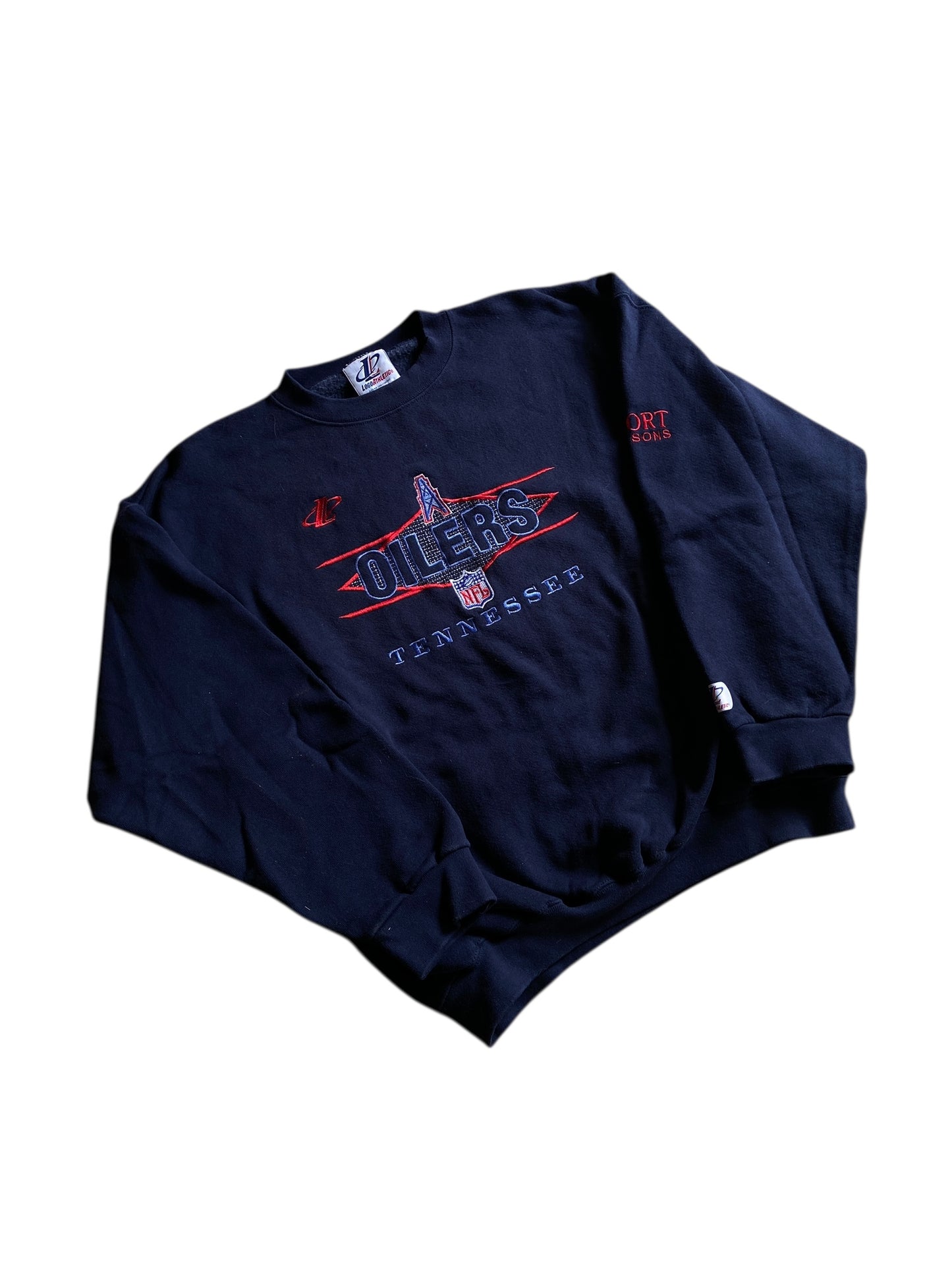 VTG Tennessee Oilers Logo Athletic Sweatshirt Sz M/L