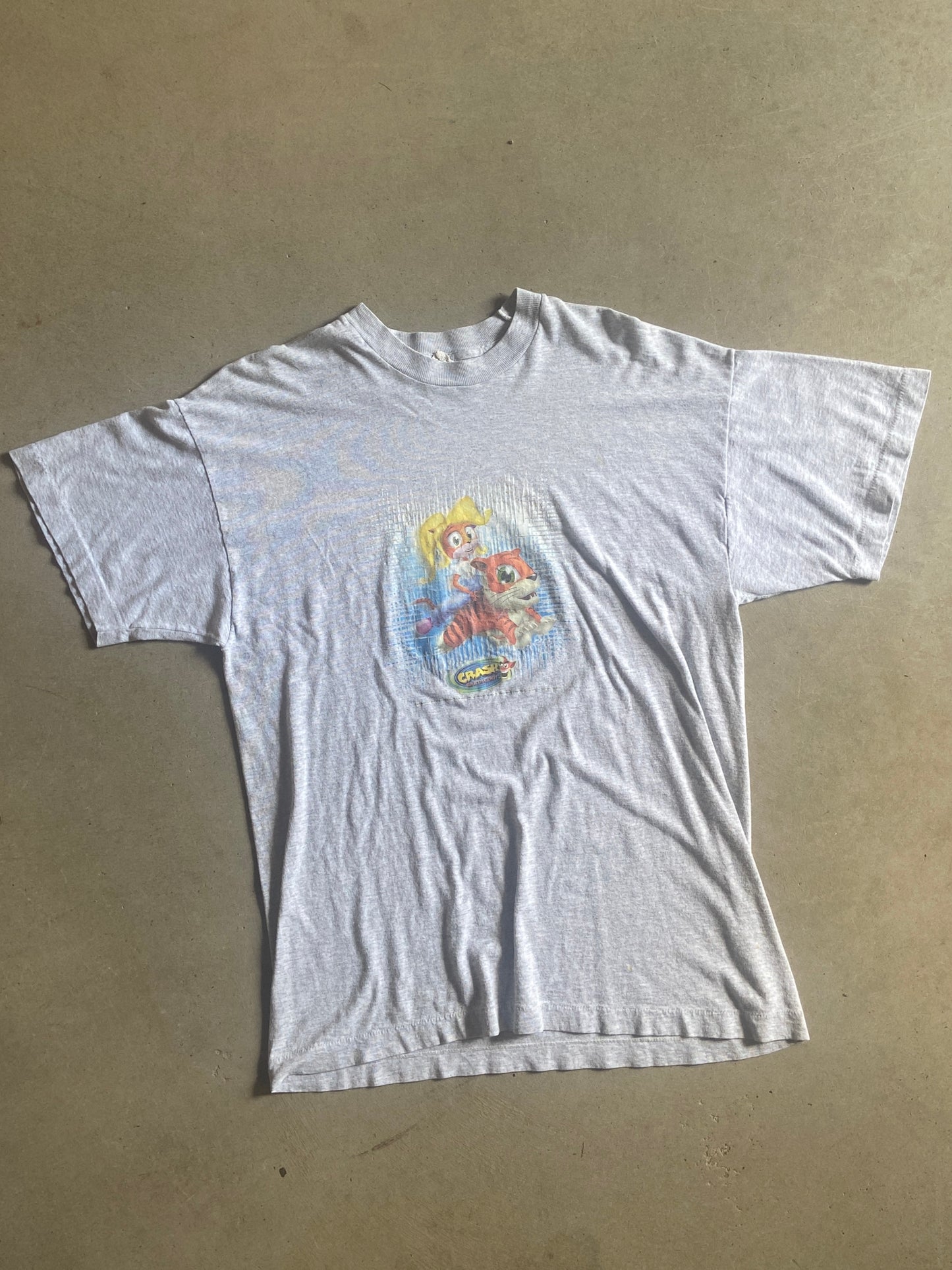 VTG 2000 Coco Crash Bandicoot Playstation Promo Tee  Sz L