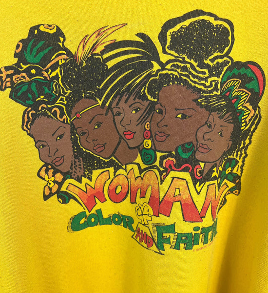 Load image into Gallery viewer, VTG Women of Color and Faith Crewneck Sz XXL
