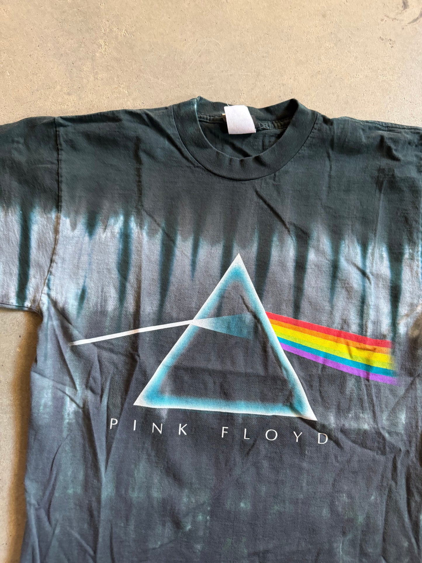 Y2K Pink Floyd Liquid Blue Tee Sz M