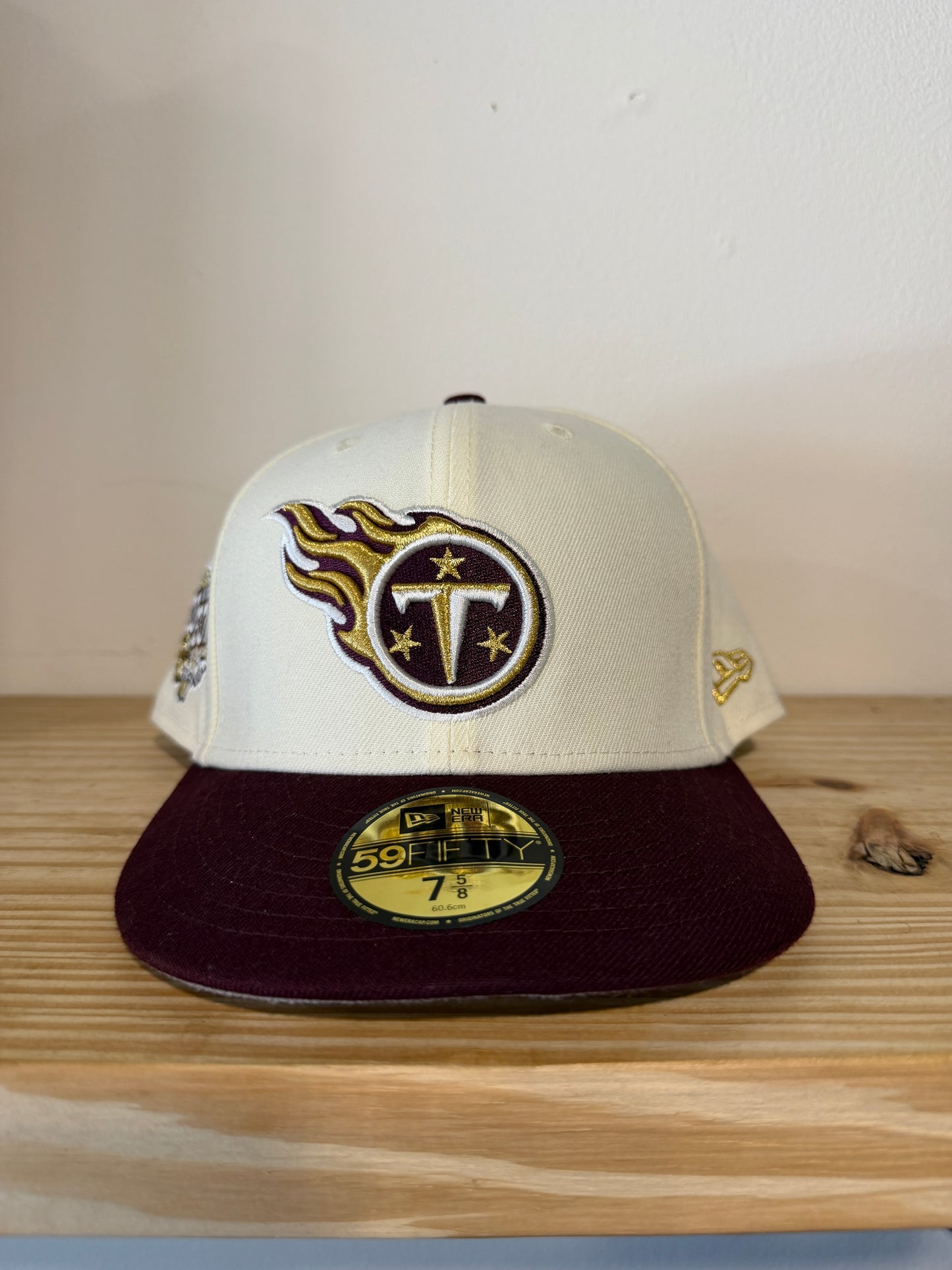 Tennessee Titans 59Fifty Probowl Bronze Fitted Sz 7 5/8