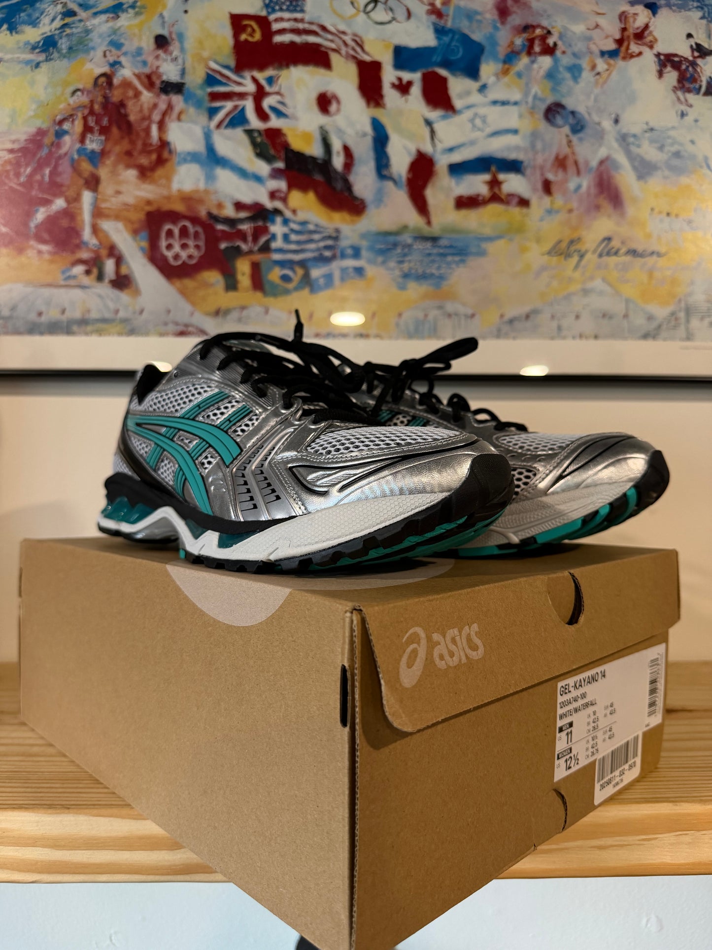 Preowned ASICS Gel-Kayano 14 Tiffany Sz 11M/12.5W