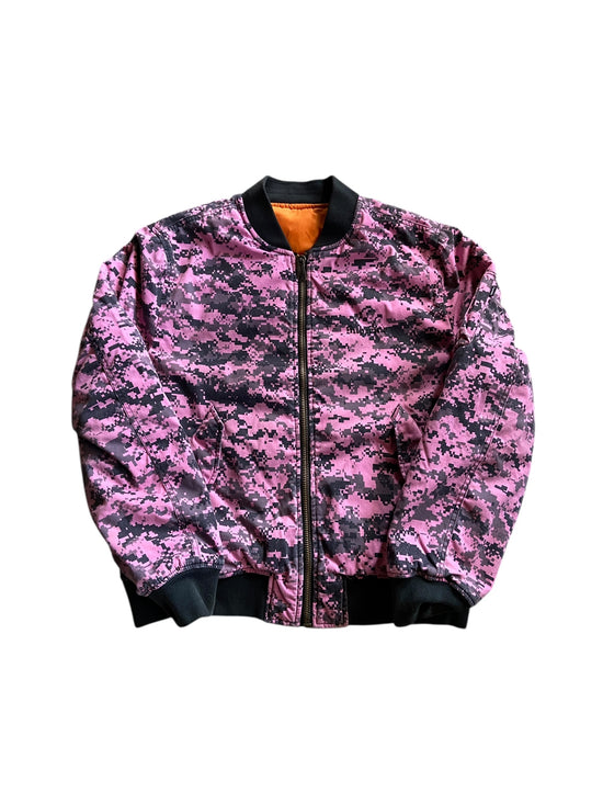 Supreme FW17  Pink Digi Camo  MA-1 Bomber Jacket Sz L