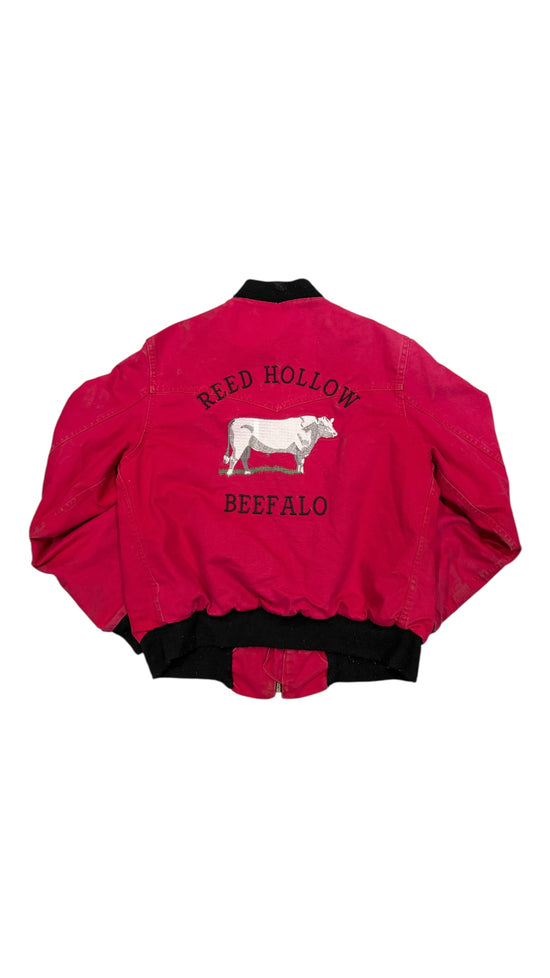 VTG Carhartt Red "Beefalo" Jacket Sz L