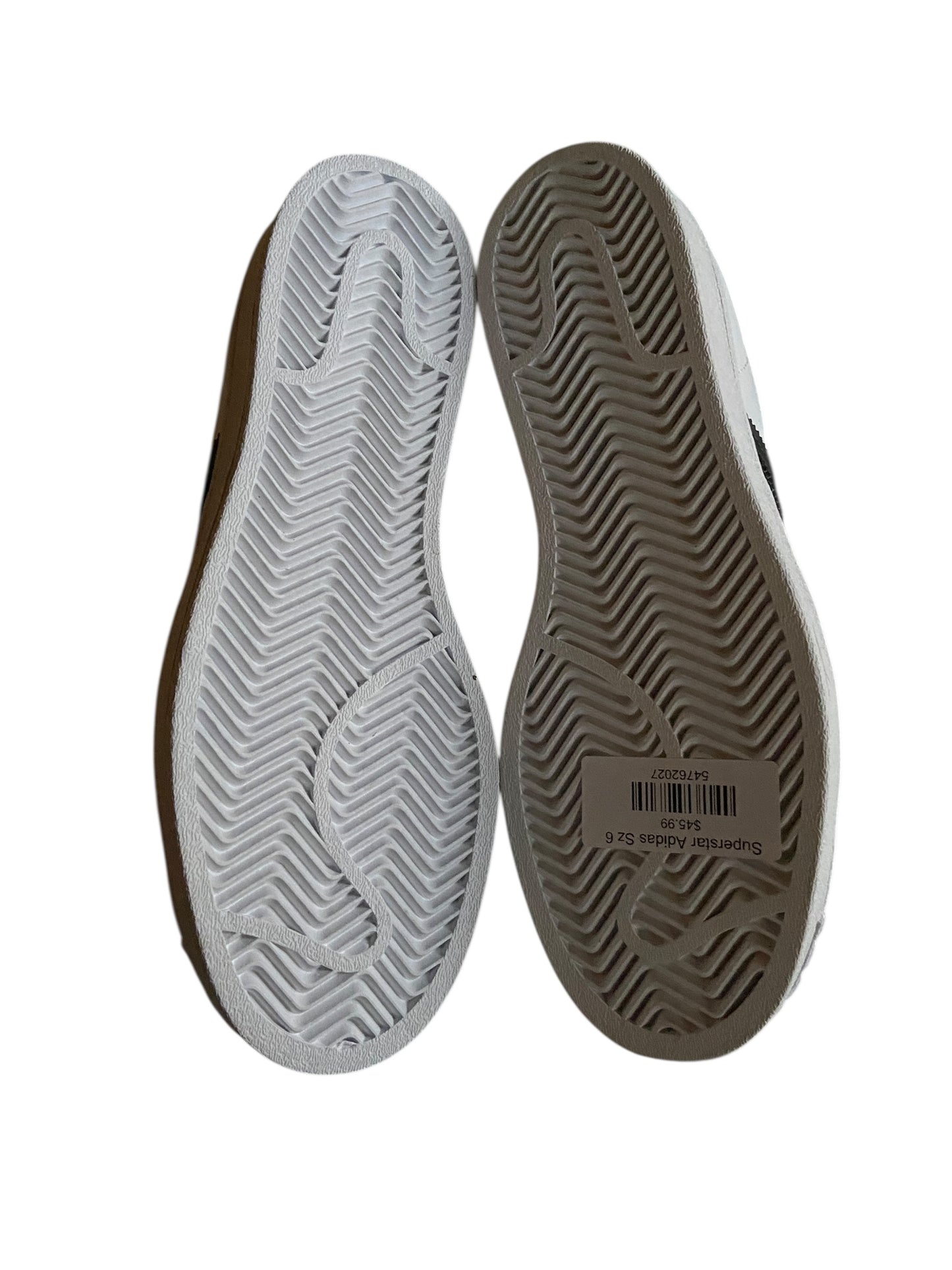 Adidas Superstars Sz 6M/7.5W