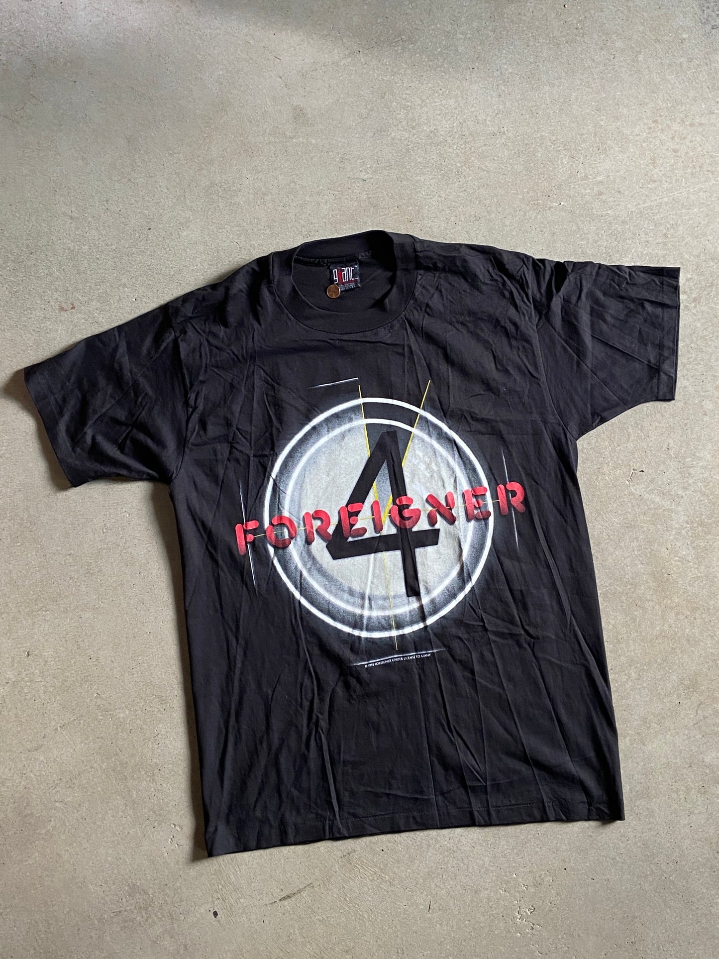 VTG Foreigner Four Ever Tee Sz L