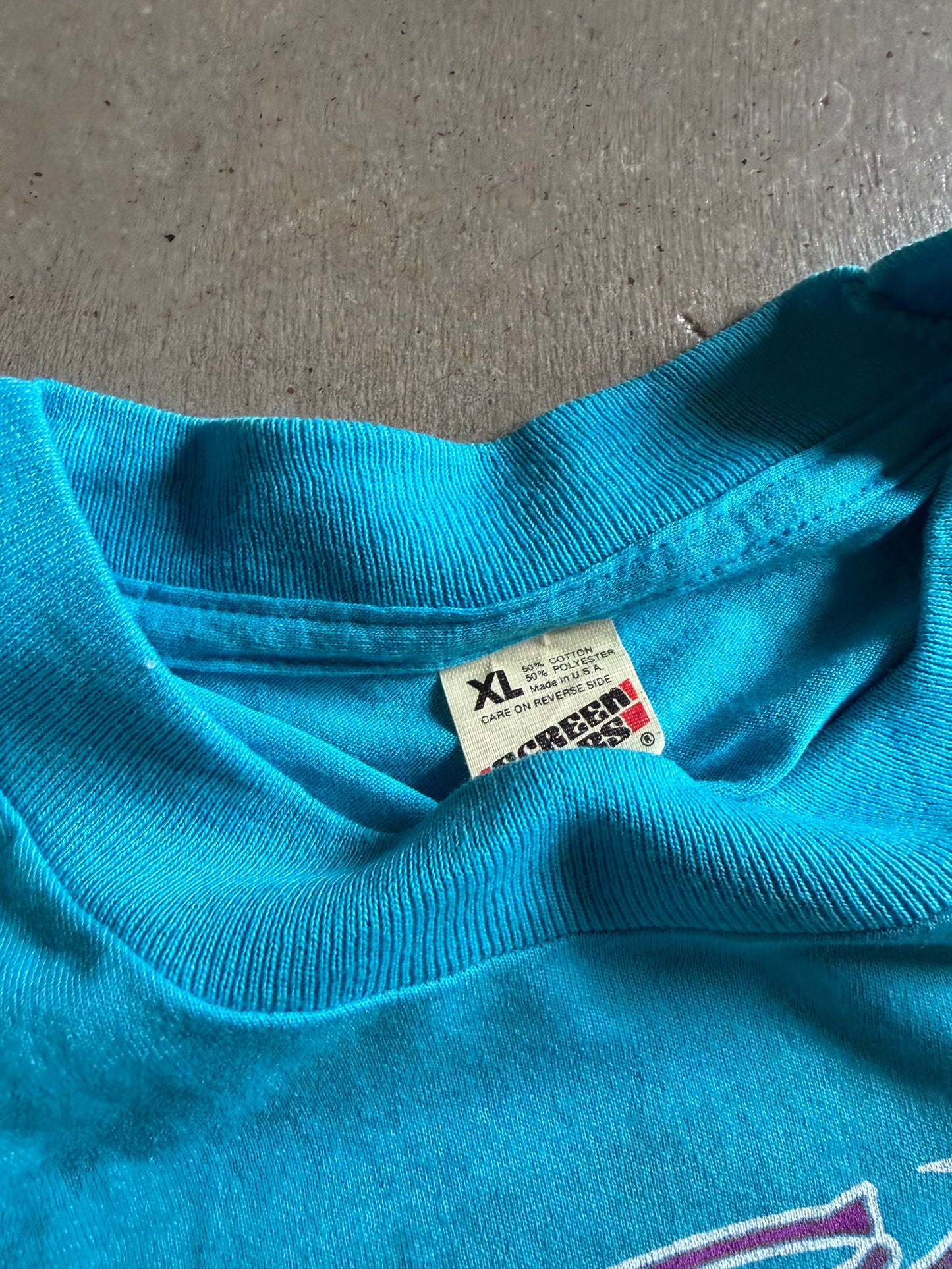 VTG 80s Hank Williams Jr. Local Crew Tee Sz L