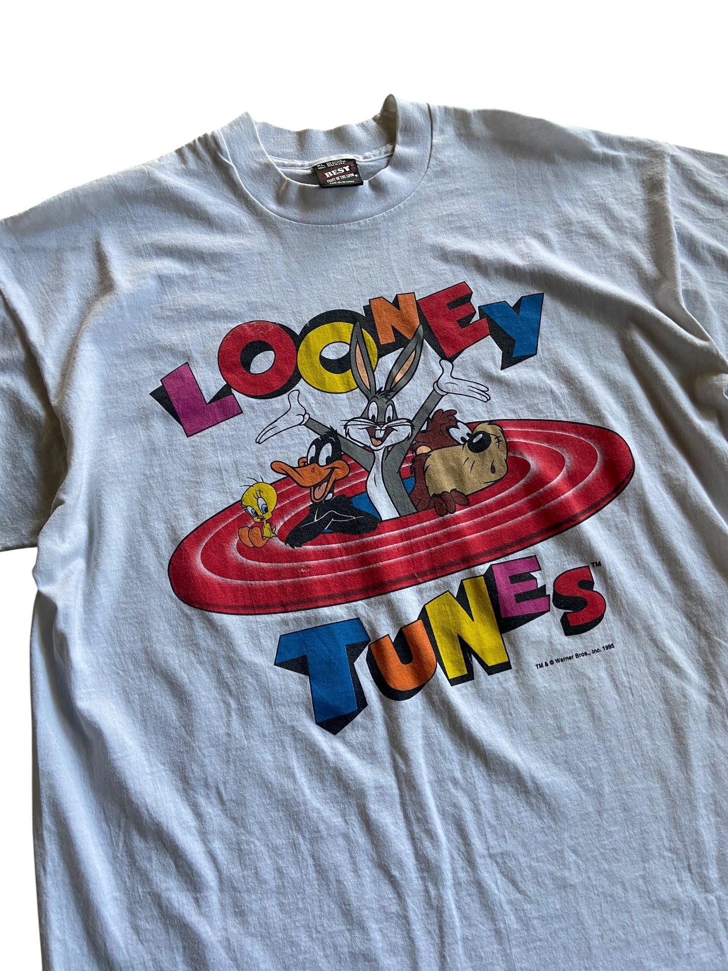 VTG Looney Tunes Classic Logo Tee Sz XL