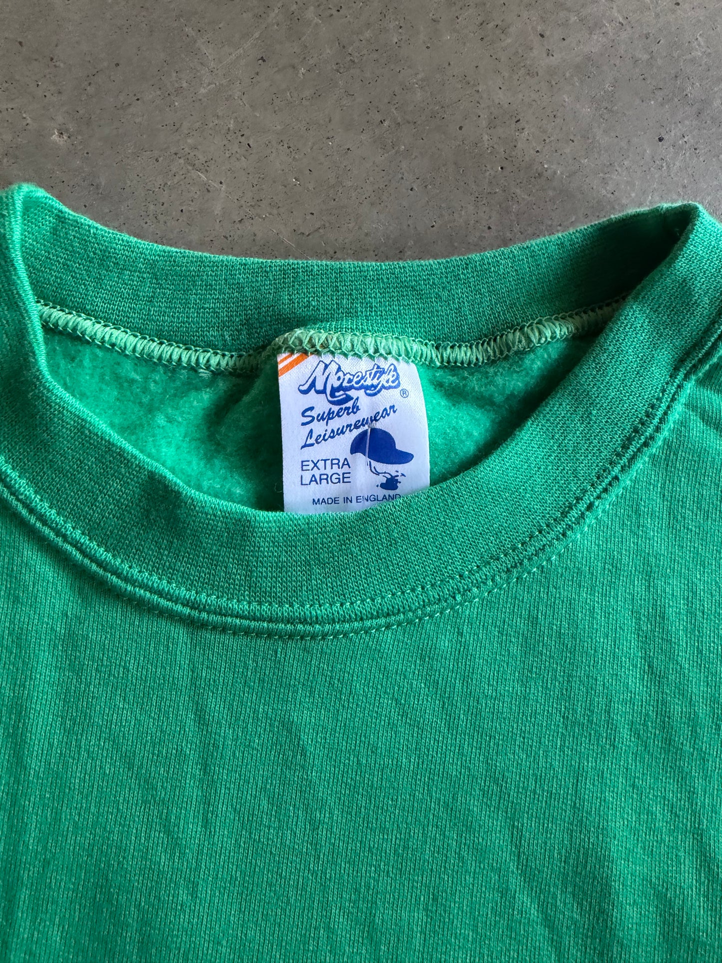 VTG Malibu Rum Reggae Mix Patch Sweatshirt Sz XL