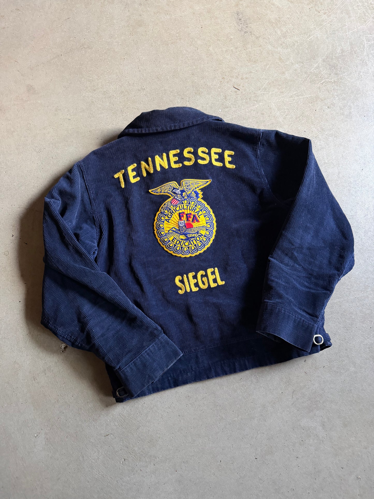 VTG Tennessee Siegel FFA Corduroy Jacket Sz M