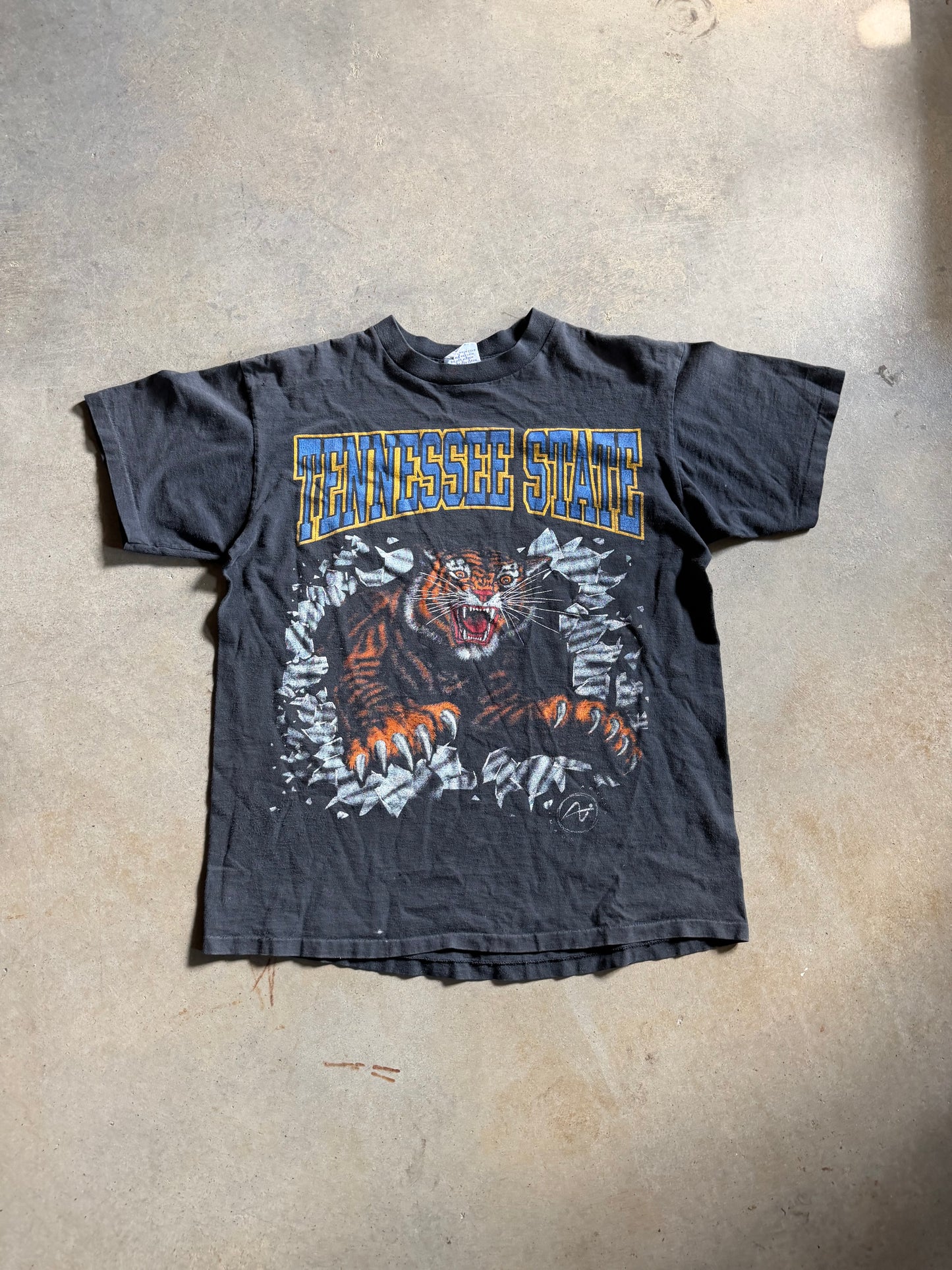 VTG Tennessee State Tigers Break Glass Active Image Tee Sz L
