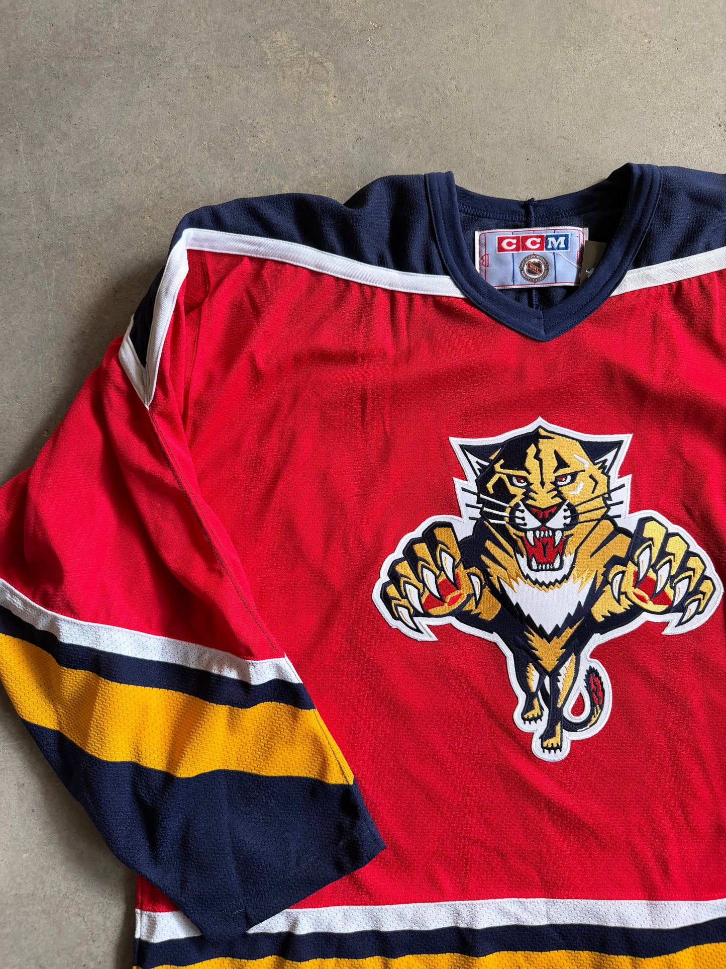 VTG Florida Panthers CCM Hockey Jersey Sz XL