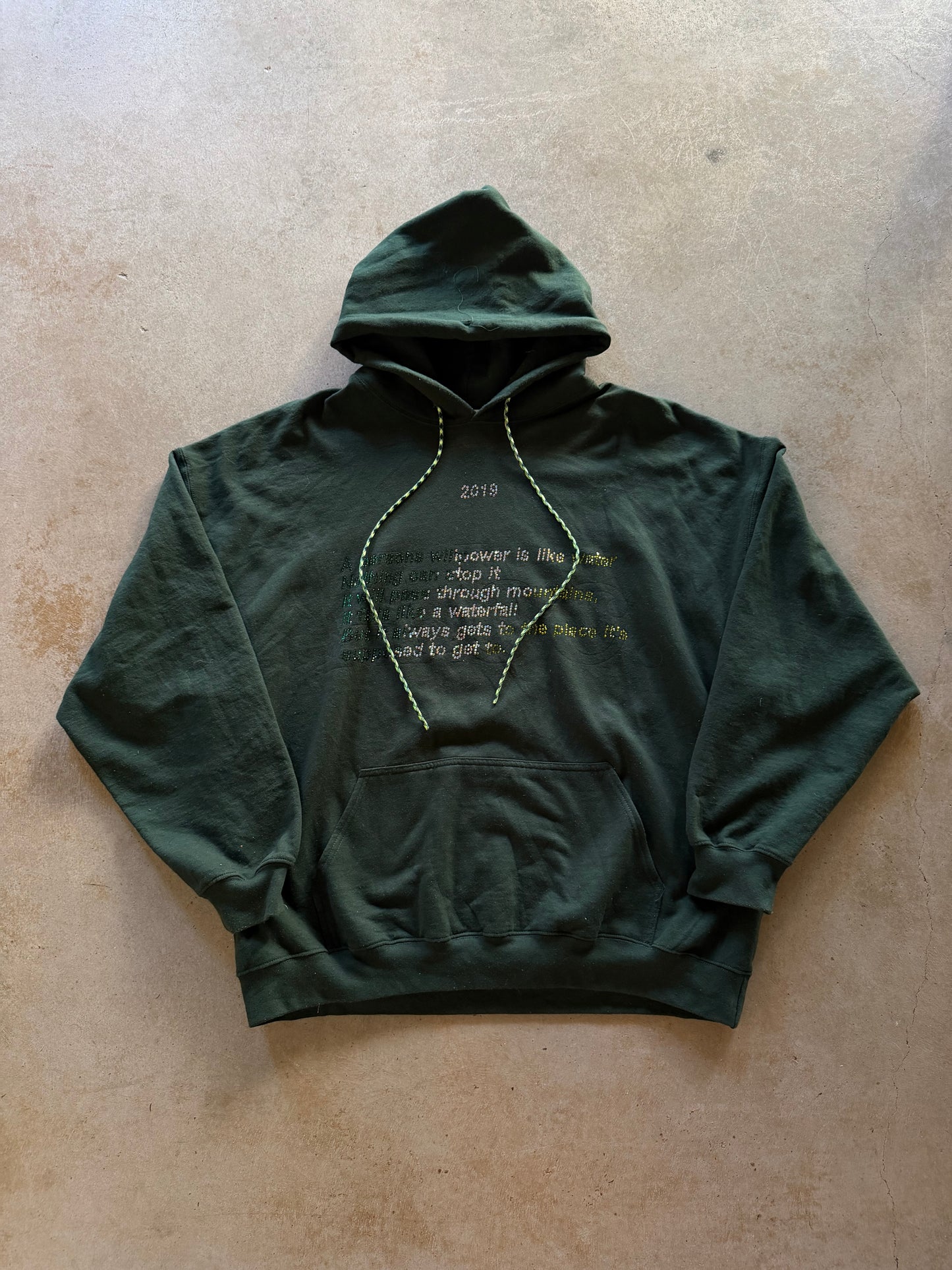 Advisory Board Crystals 2019 Waterfall Hoodie Sz XXL