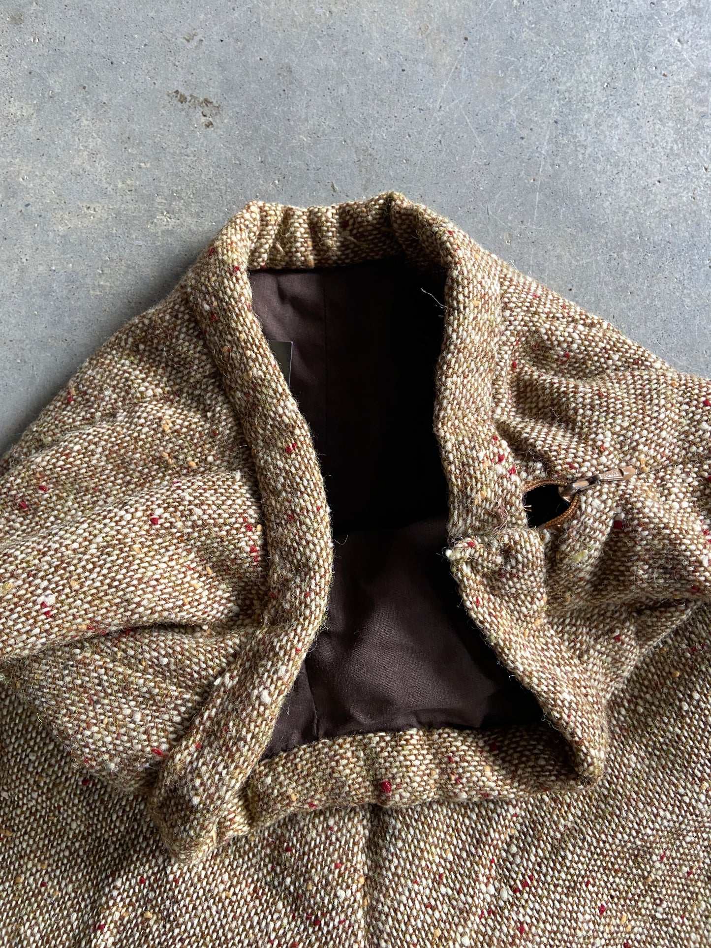 Vintage Handmade Tweed Flare Pants Sz 30x29