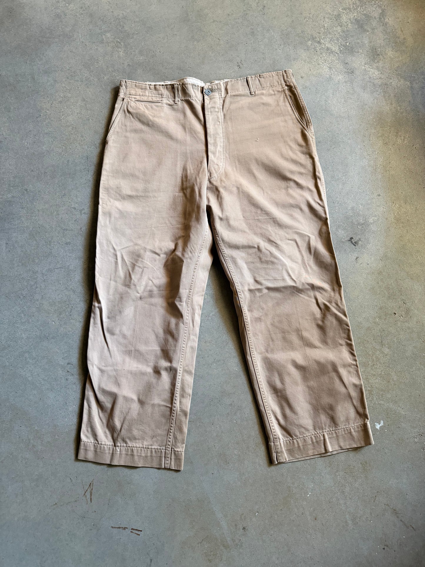 VTG US Army Khaki Pants Sz 40x30