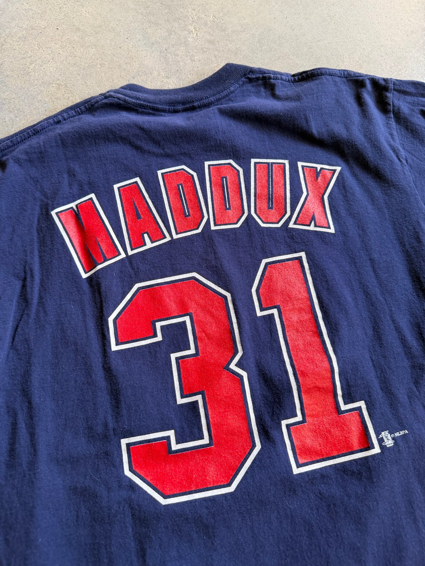 VTG Atlanta Braves Greg Maddux Tee Sz XL
