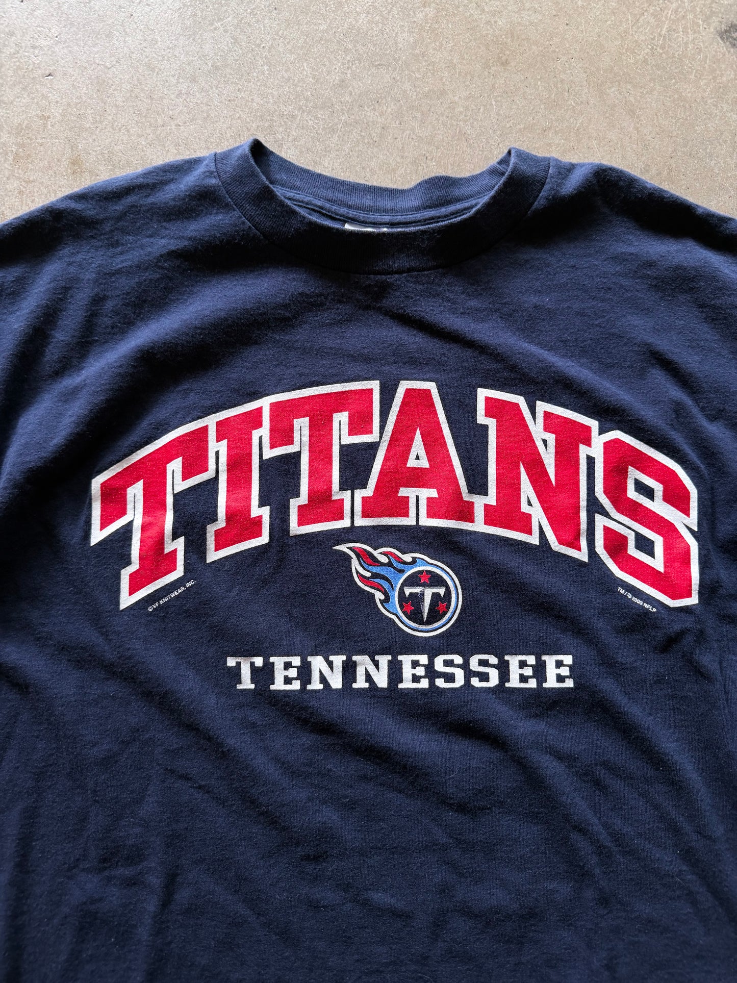 VTG Tennessee Titans Spellout Tee Sz XL