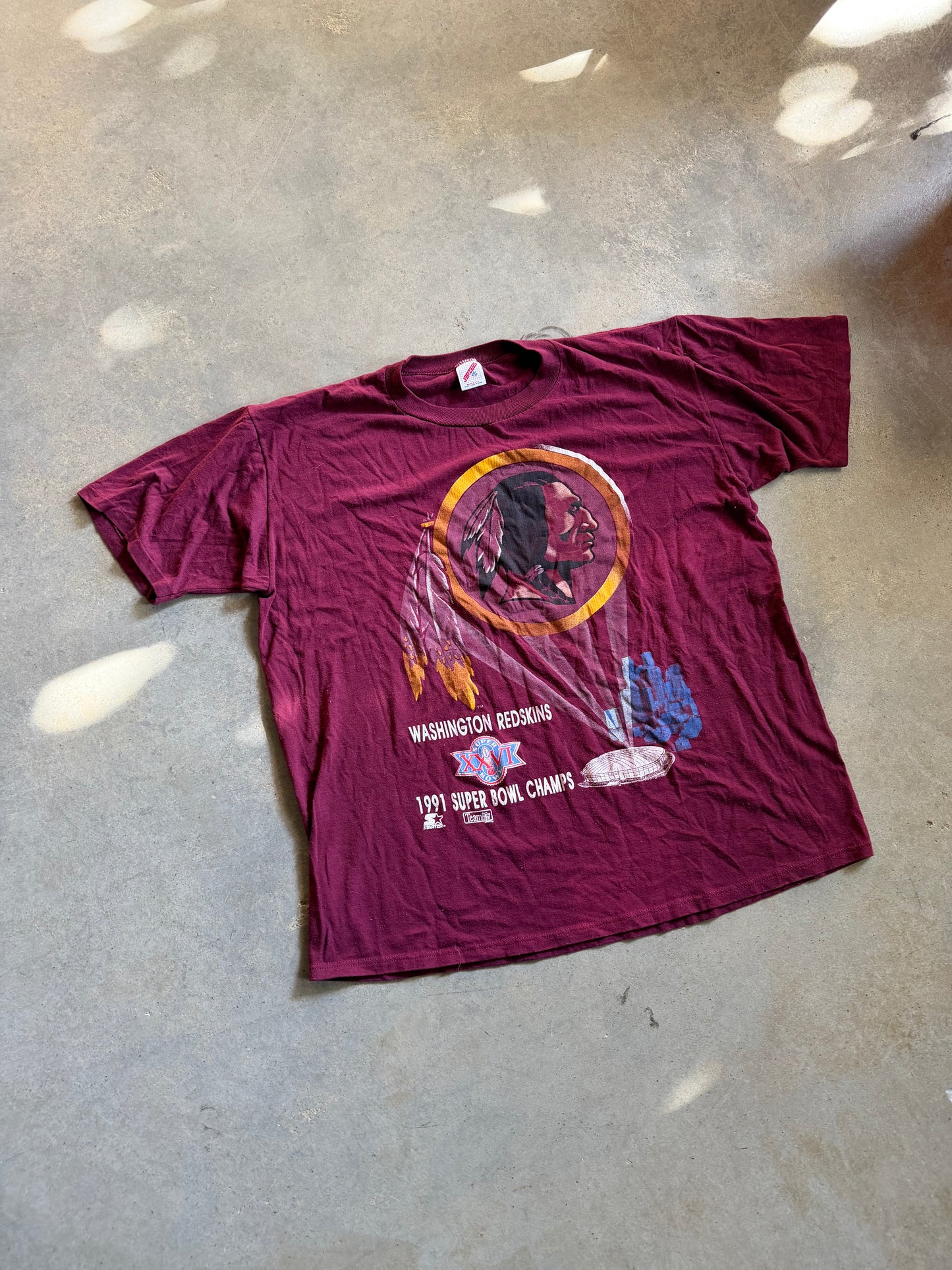 VTG Washington Redskins 1991 Starter Tee Sz 2XL