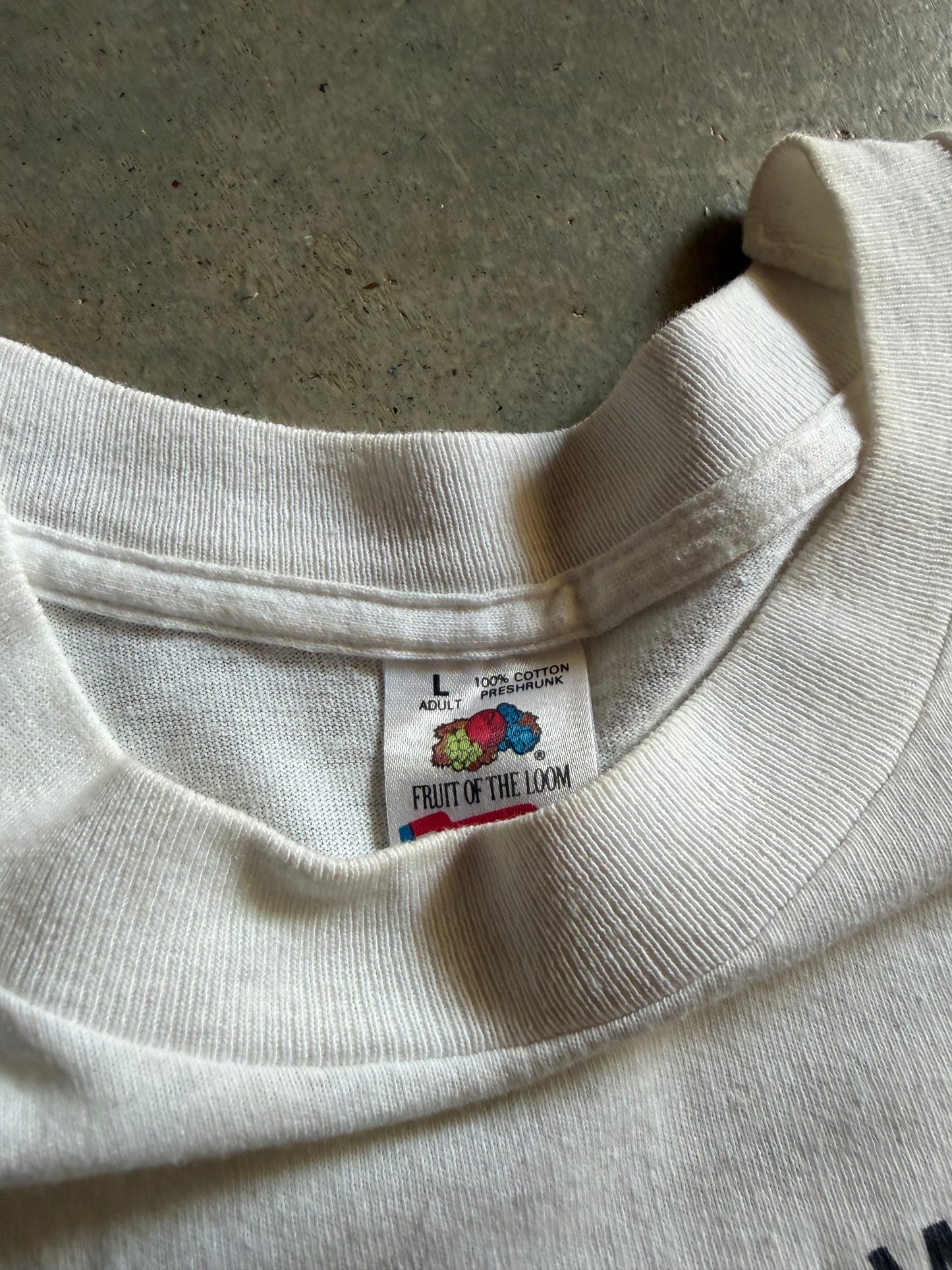 VTG Smoking It Looks Just As Stupid Animal Tee Sz L