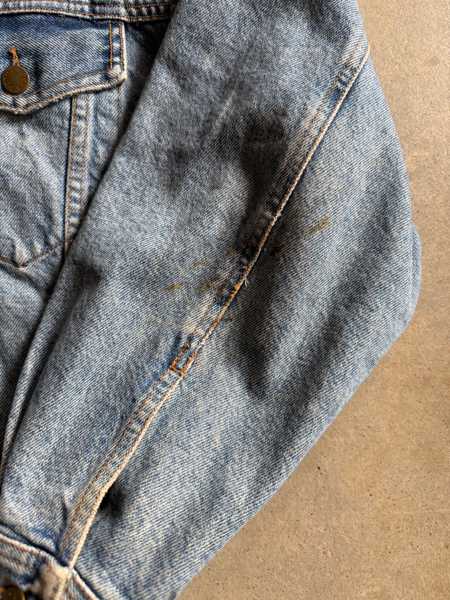 VTG Karen Kane Blue Jean Denim Jacket Sz M/L
